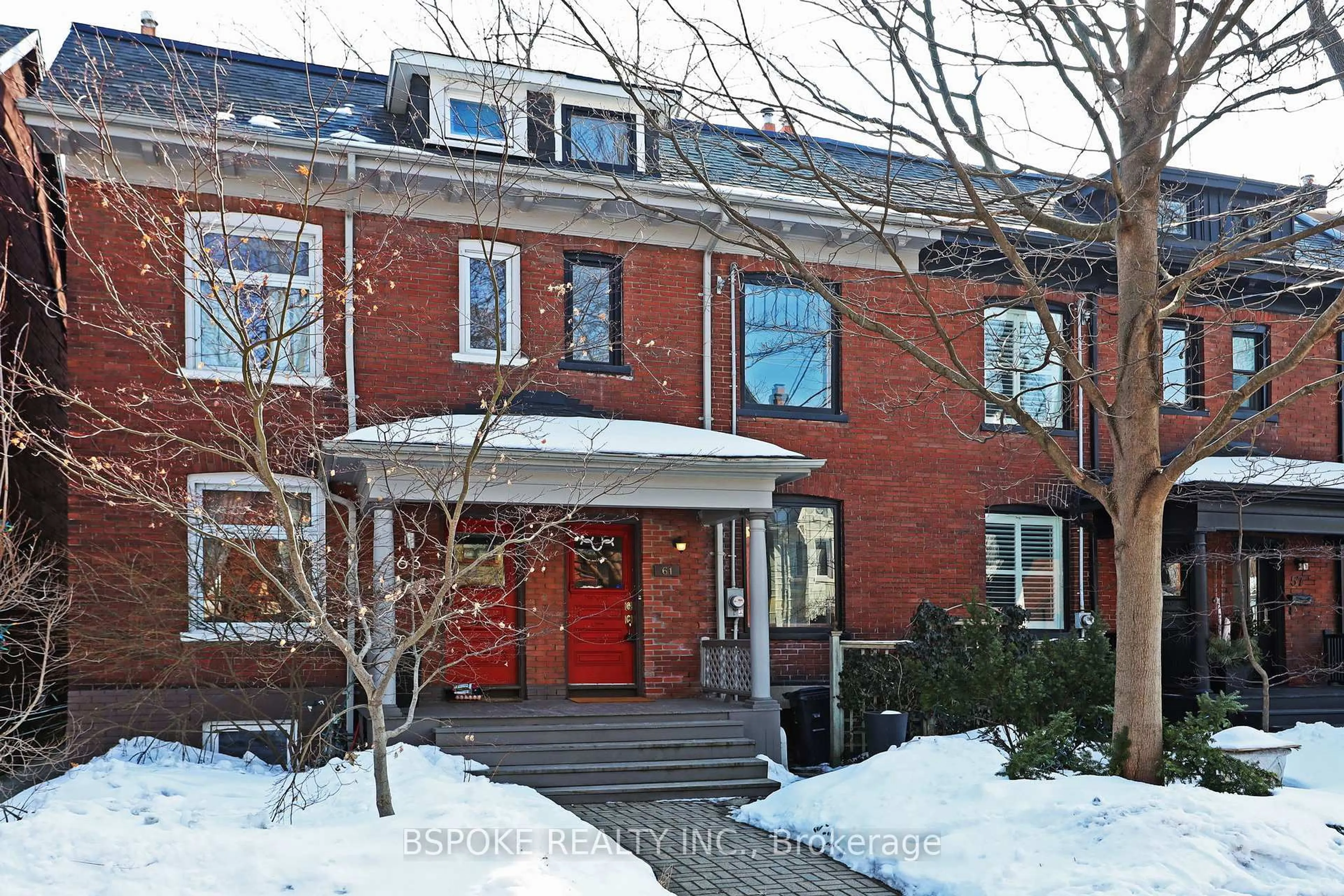 Home with brick exterior material, street for 61 First Ave, Toronto Ontario M4M 1W7