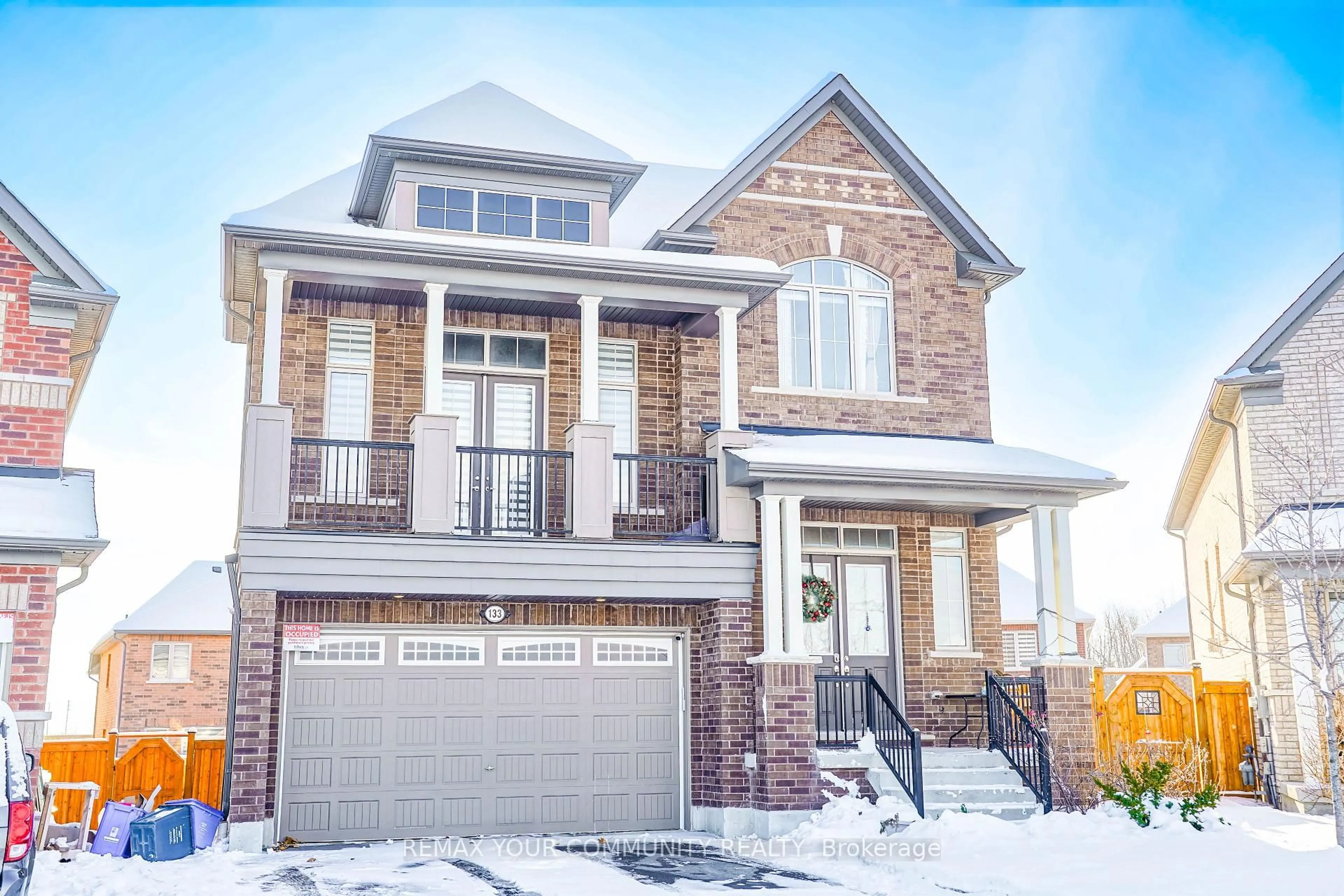 Home with brick exterior material, street for 133 MARCEL BRUNNELLE | Dr, Whitby Ontario L1P 0G7