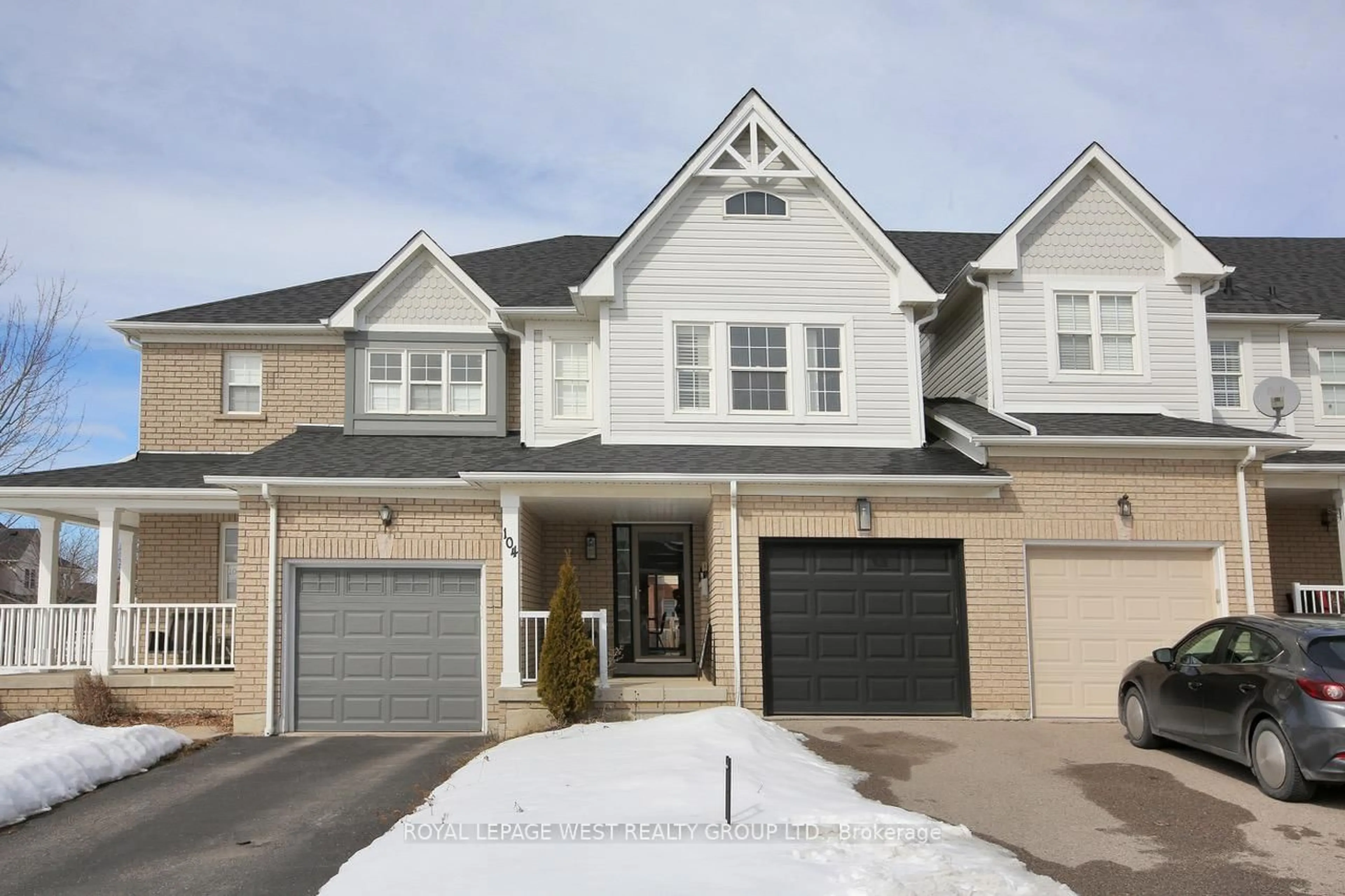 Home with brick exterior material, street for 104 Kirkland Pl, Whitby Ontario L1P 1W9