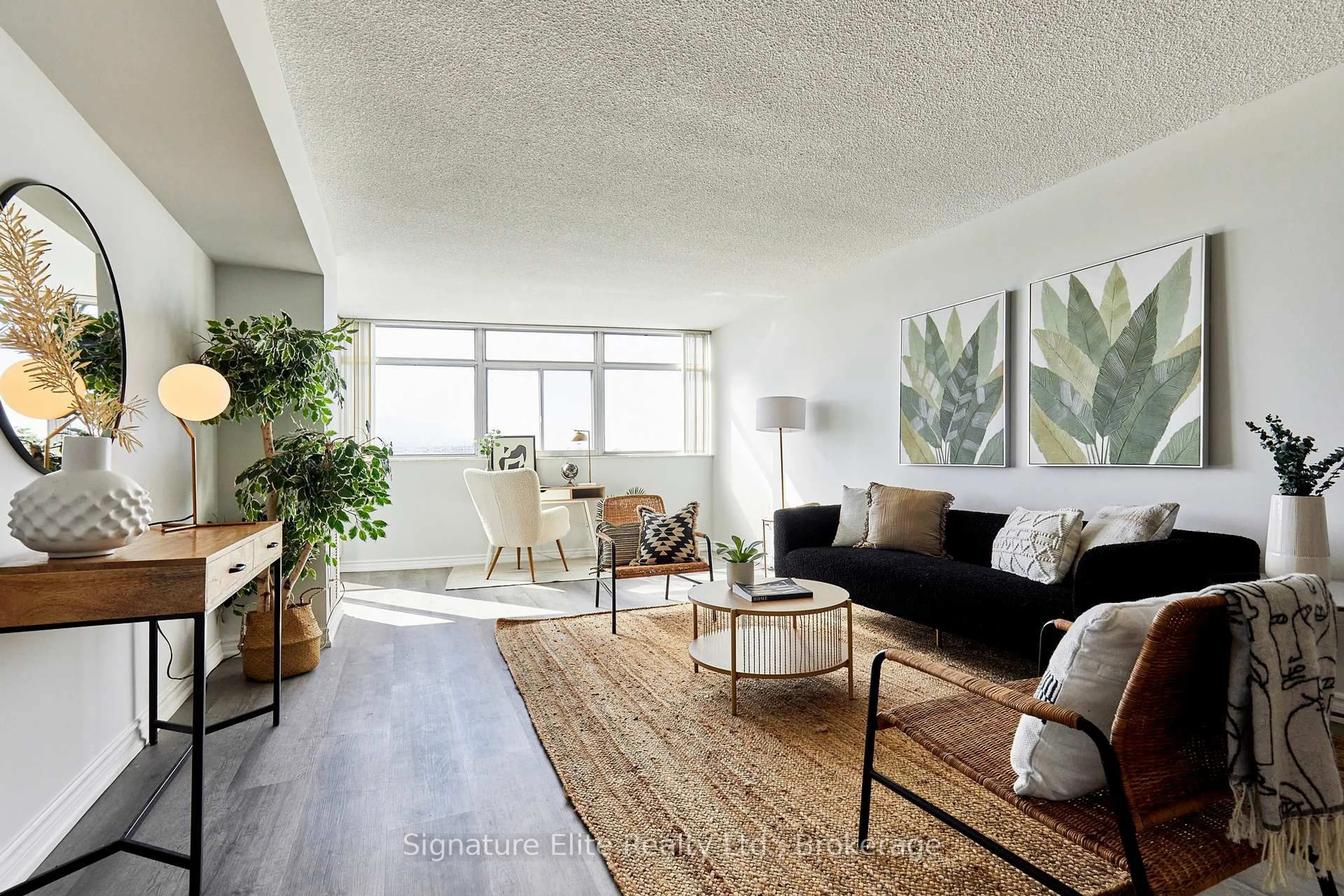 Living room with furniture, unknown for 3151 Bridletowne Circ #1207, Toronto Ontario M1W 2T1