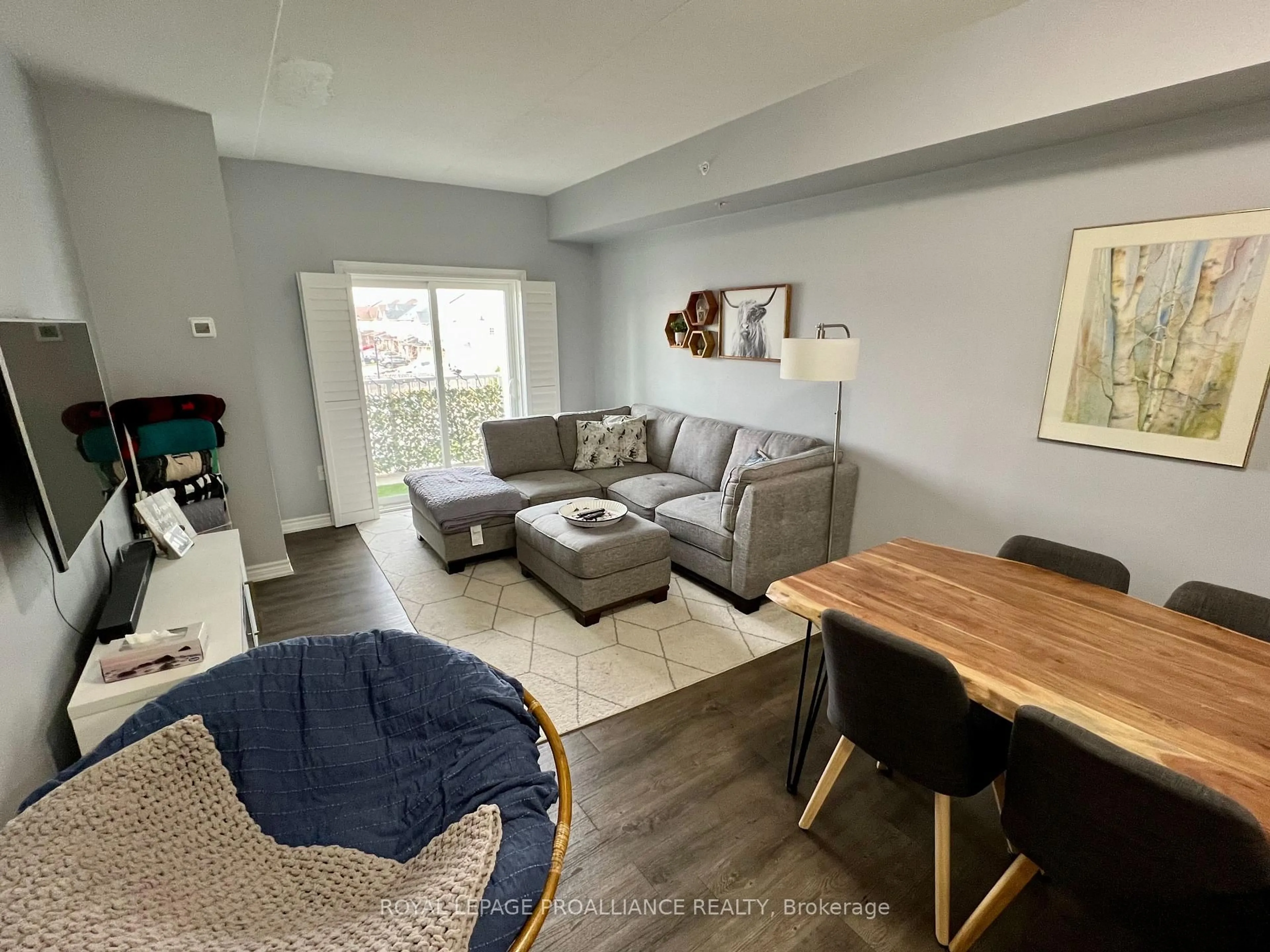 Living room with furniture, unknown for 290 Liberty St #302, Clarington Ontario L1C 0V5