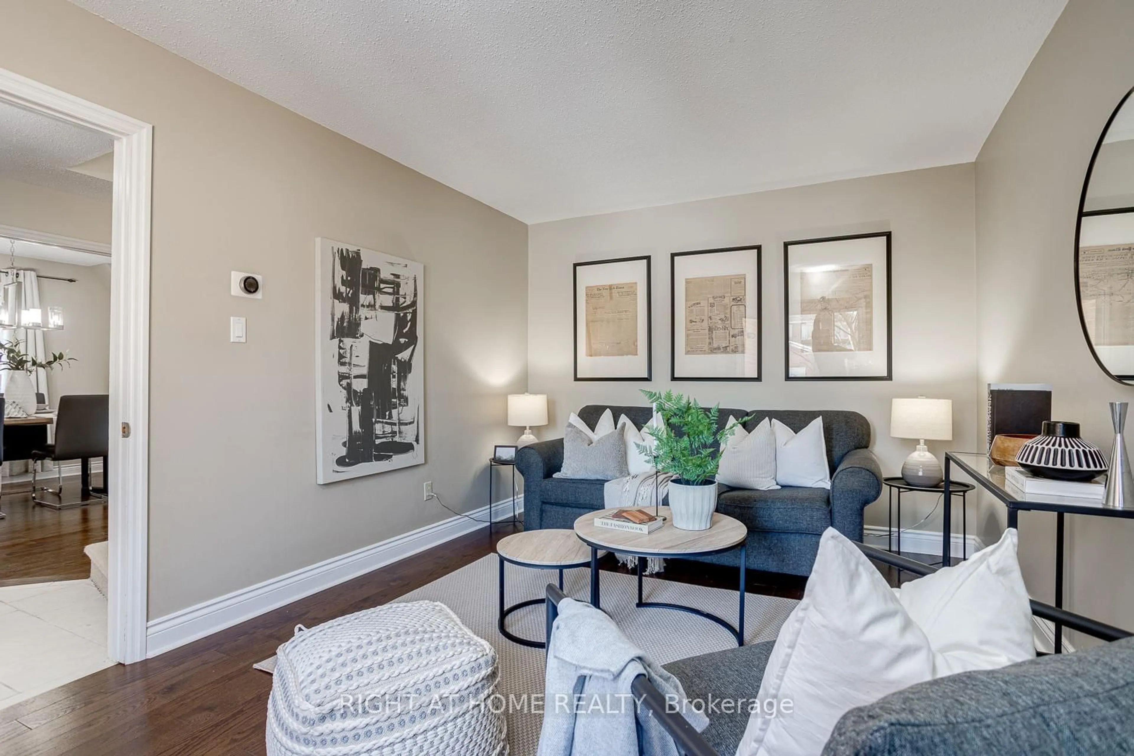 Living room with furniture, unknown for 606 Chiron Cres, Pickering Ontario L1V 4T5