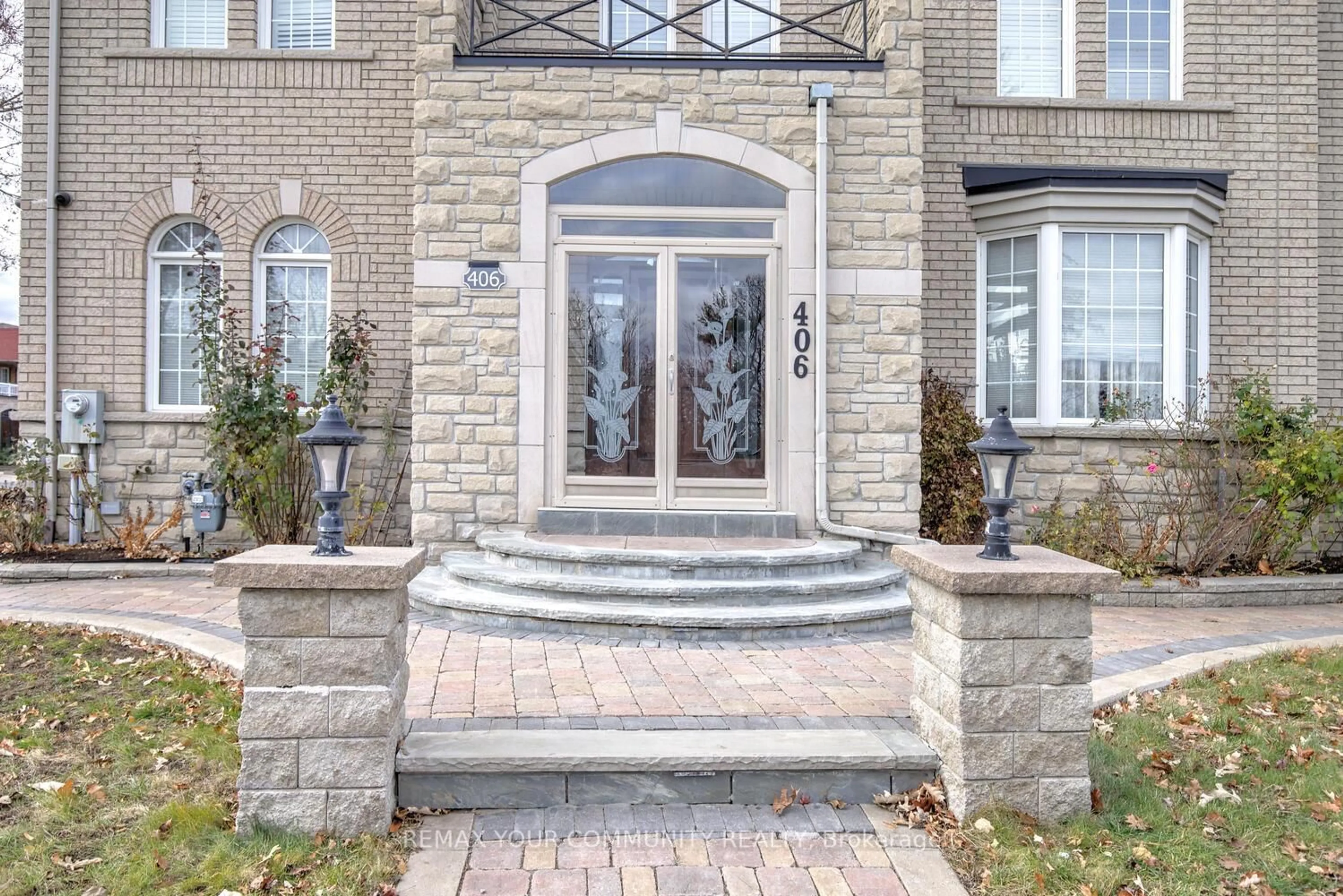 Home with brick exterior material, street for 406 Staines Rd, Toronto Ontario M1X 2B9