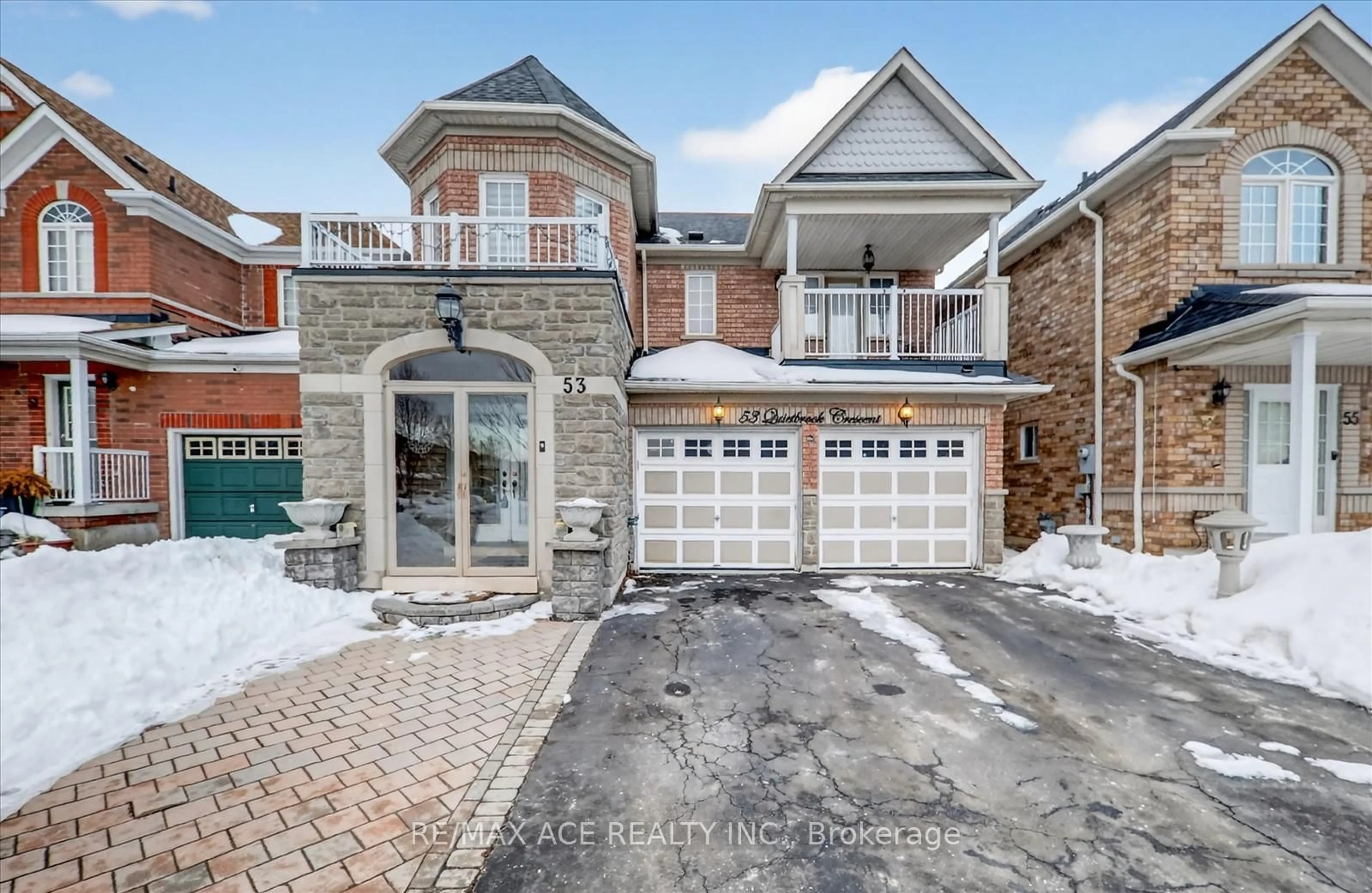 Home with brick exterior material, street for 53 Quietbrook Cres, Toronto Ontario M1X 2B3
