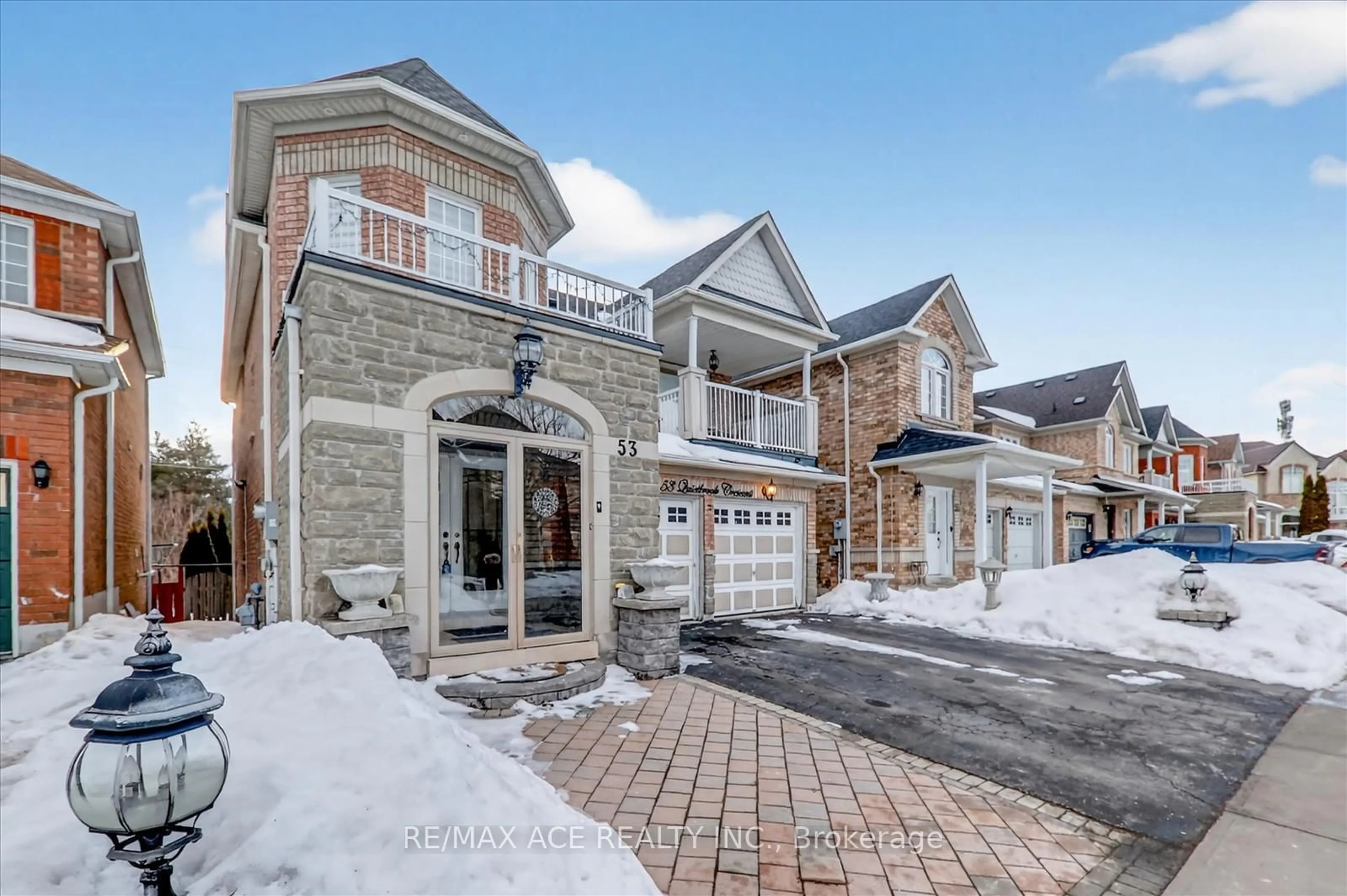 Home with brick exterior material, street for 53 Quietbrook Cres, Toronto Ontario M1X 2B3