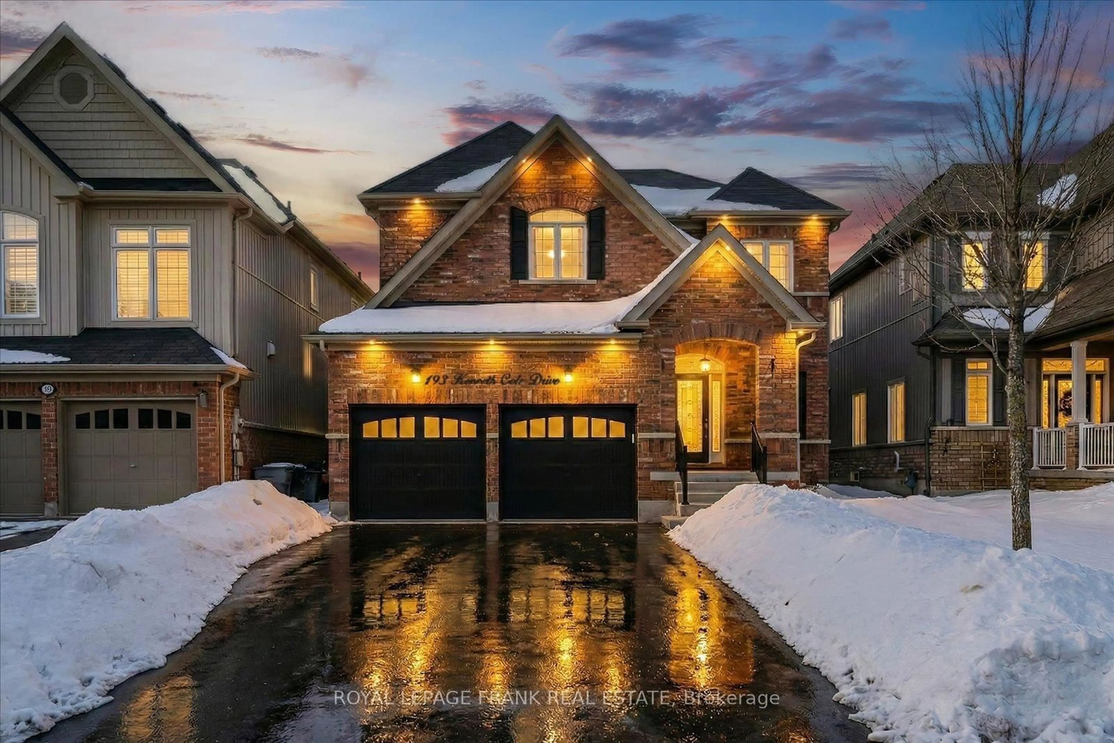 Home with brick exterior material, street for 193 Kenneth Cole Dr, Clarington Ontario L1C 0S6