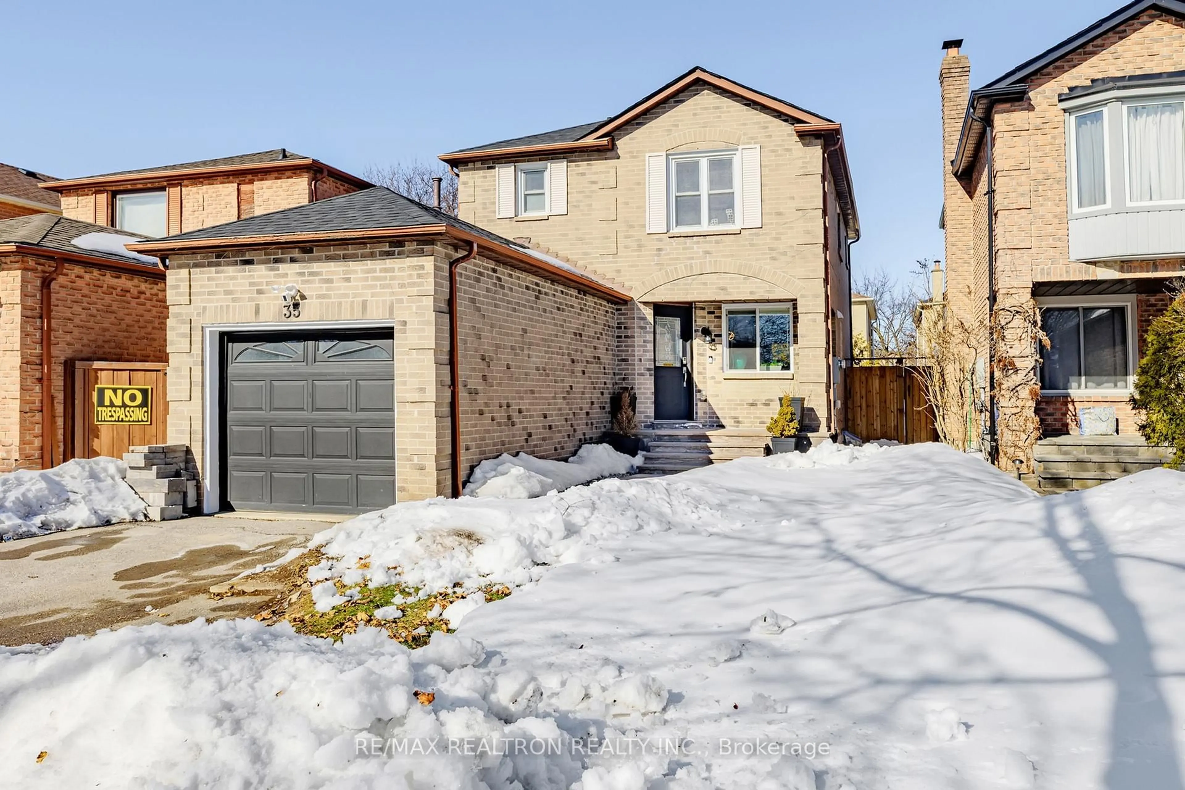 Home with brick exterior material, street for 35 Carnelly Cres, Ajax Ontario L1T 2H5