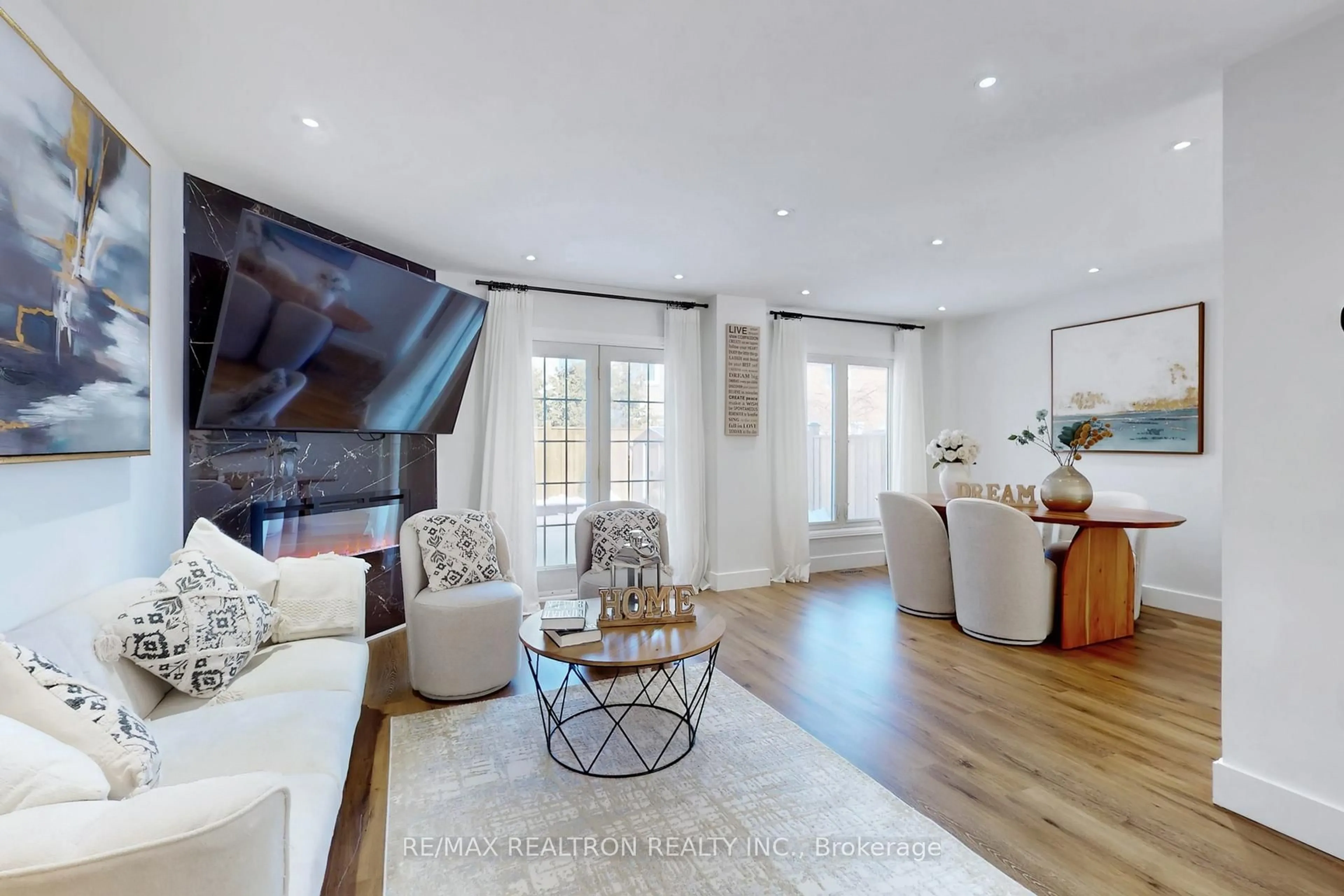 Living room with furniture, unknown for 35 Carnelly Cres, Ajax Ontario L1T 2H5