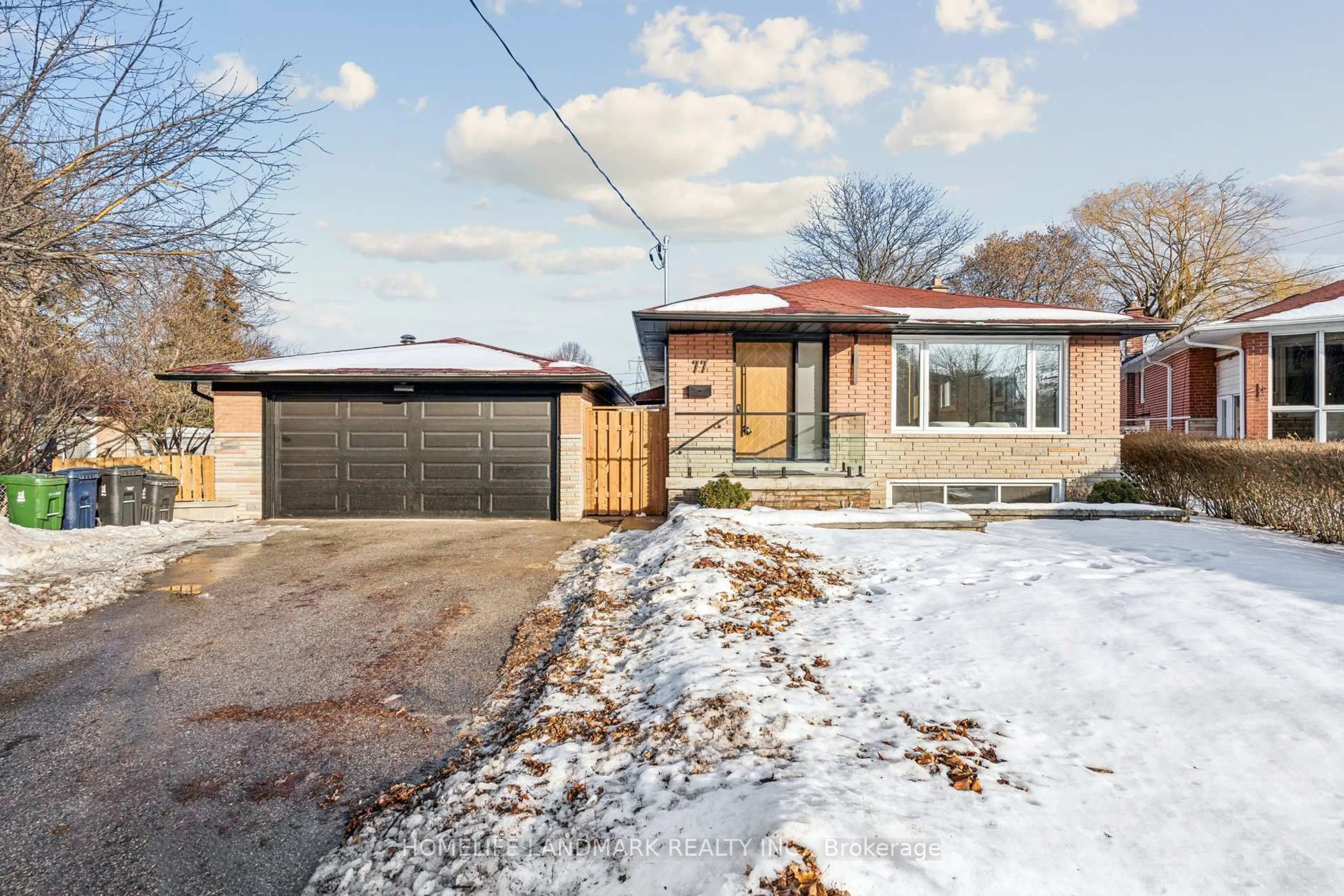 Home with brick exterior material, street for 77 Peace Dr, Toronto Ontario M1G 2V3