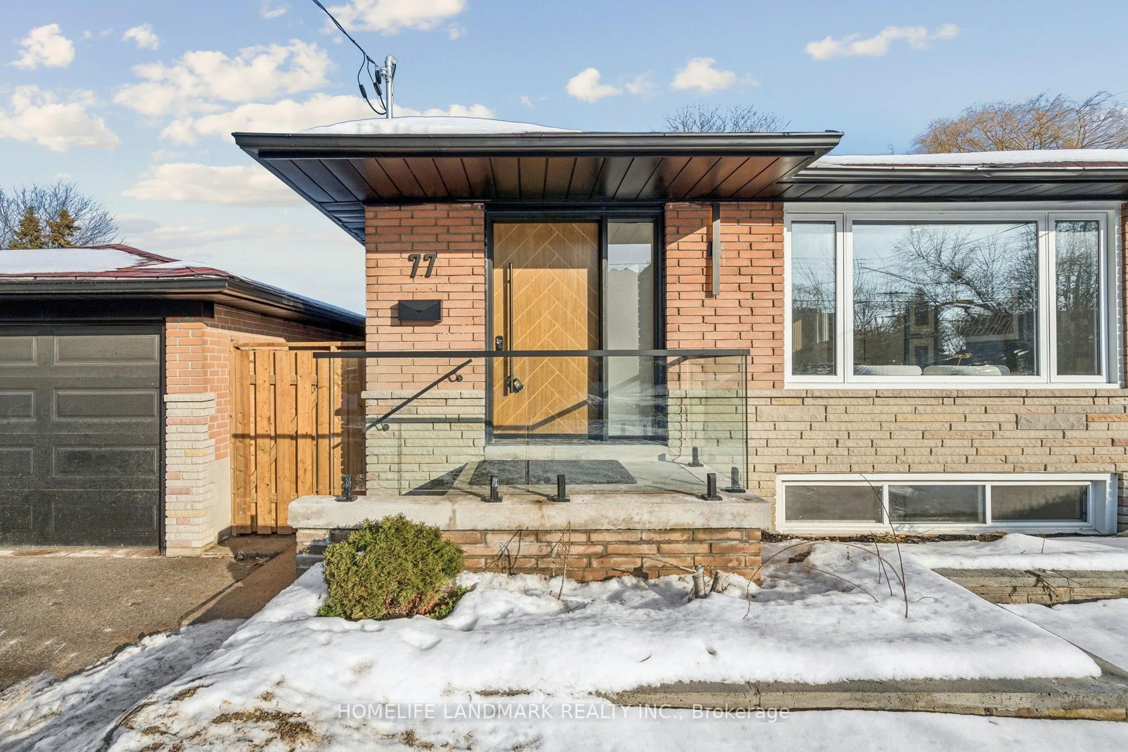 Home with brick exterior material, street for 77 Peace Dr, Toronto Ontario M1G 2V3
