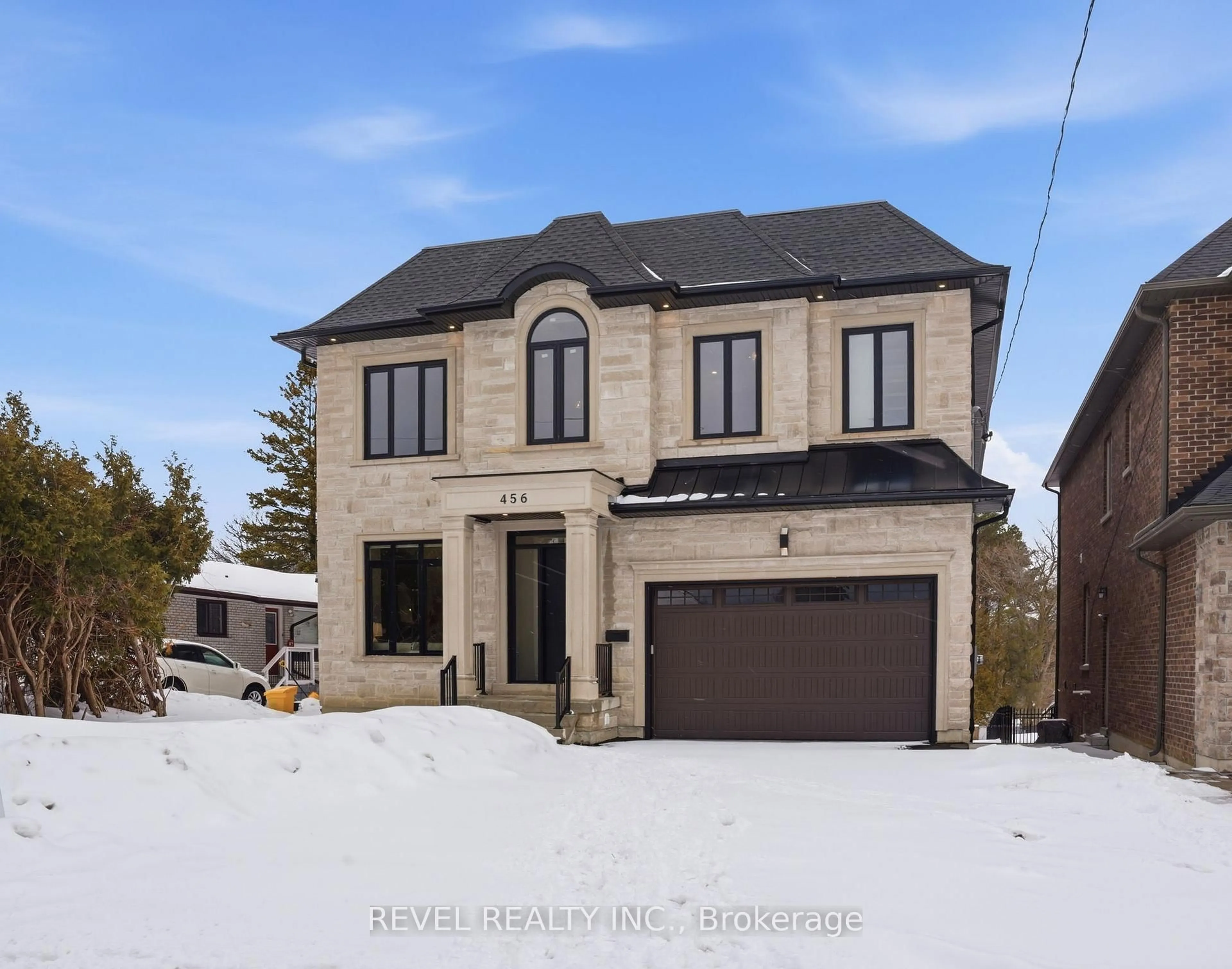 Home with brick exterior material, street for 456 Toynevale Rd, Pickering Ontario L1W 2H1