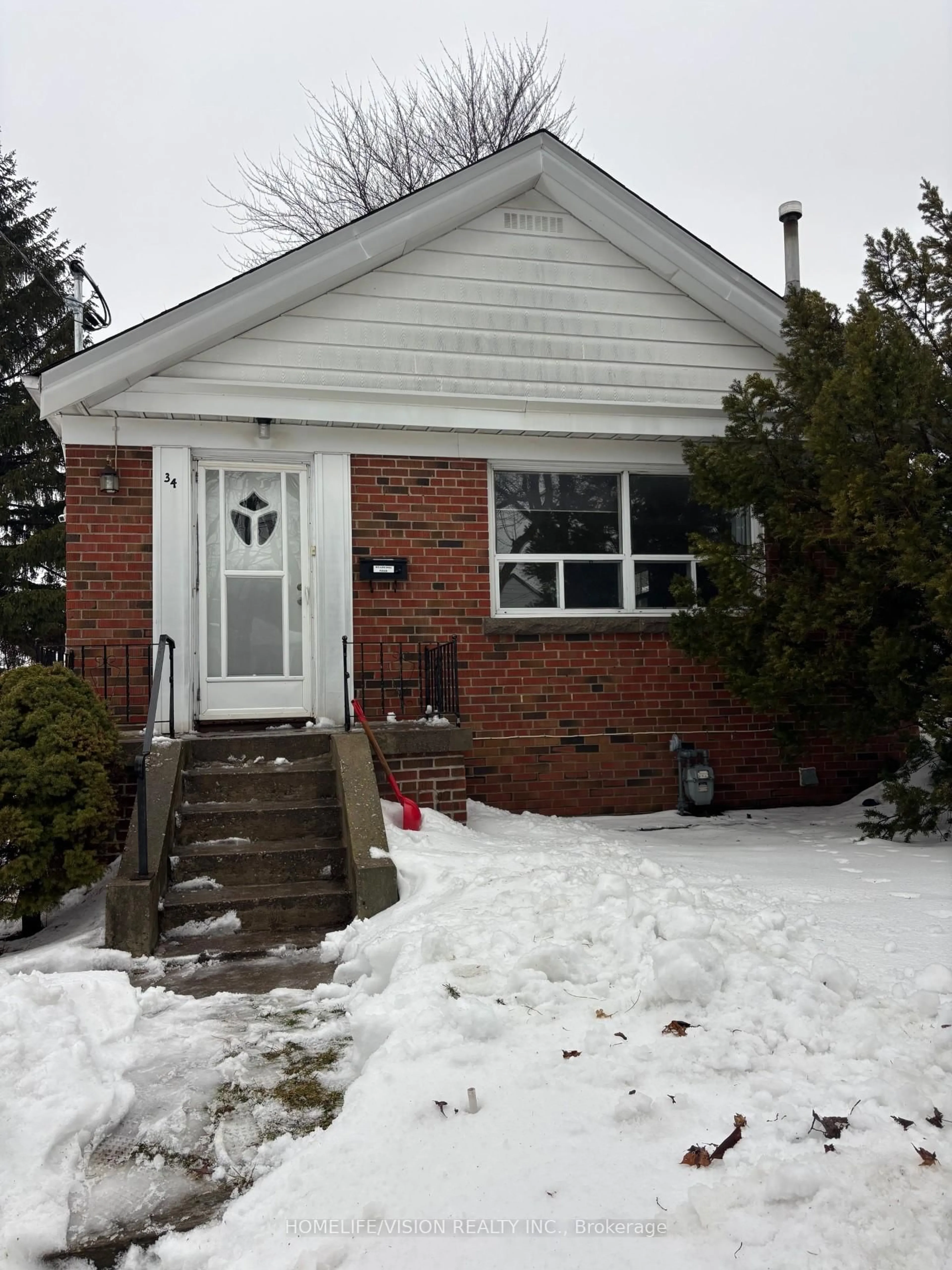 Home with brick exterior material, street for 34 Inniswood Dr, Toronto Ontario M1R 1E5
