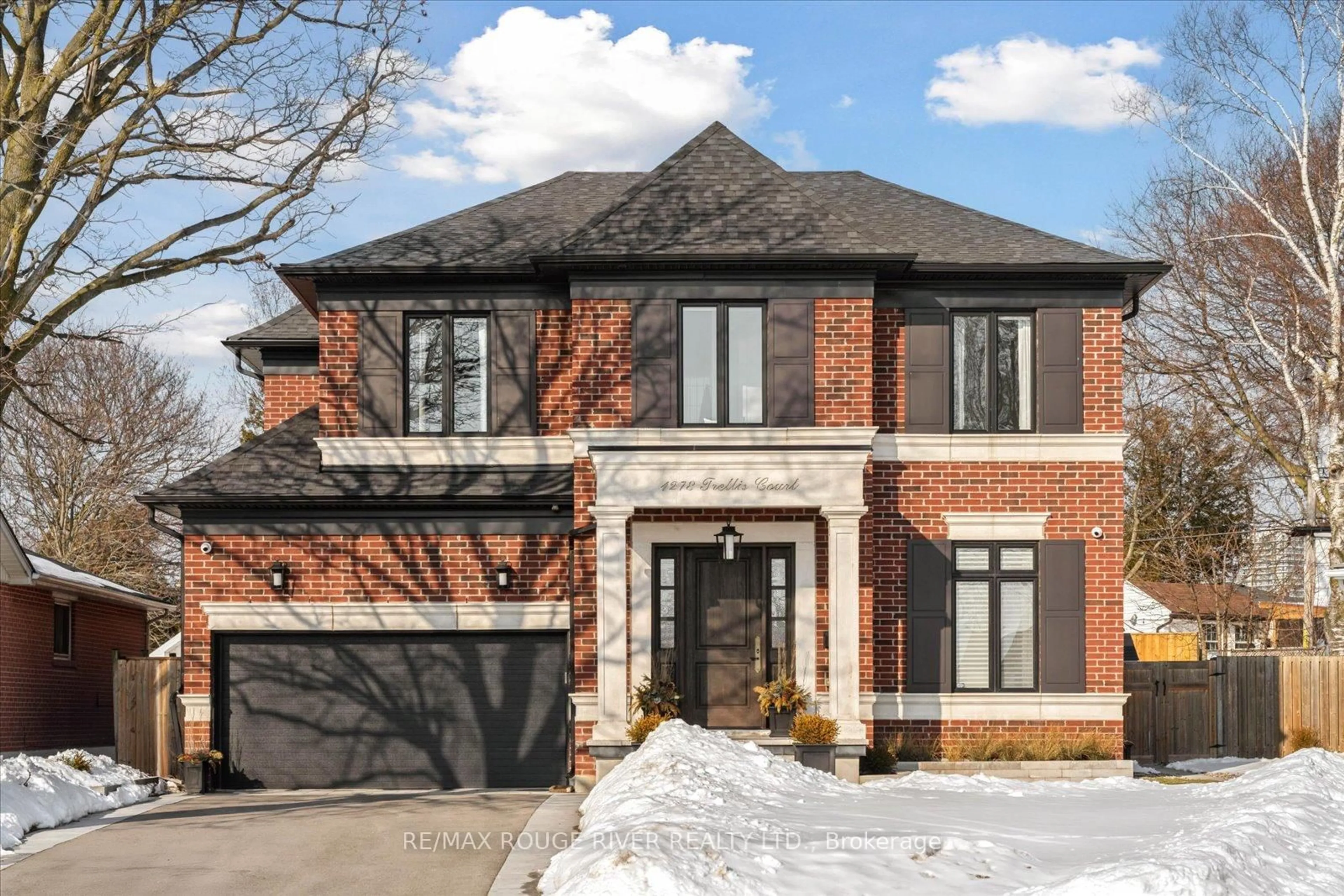 Home with brick exterior material, street for 1278 Trellis Crt, Pickering Ontario L1W 1J2