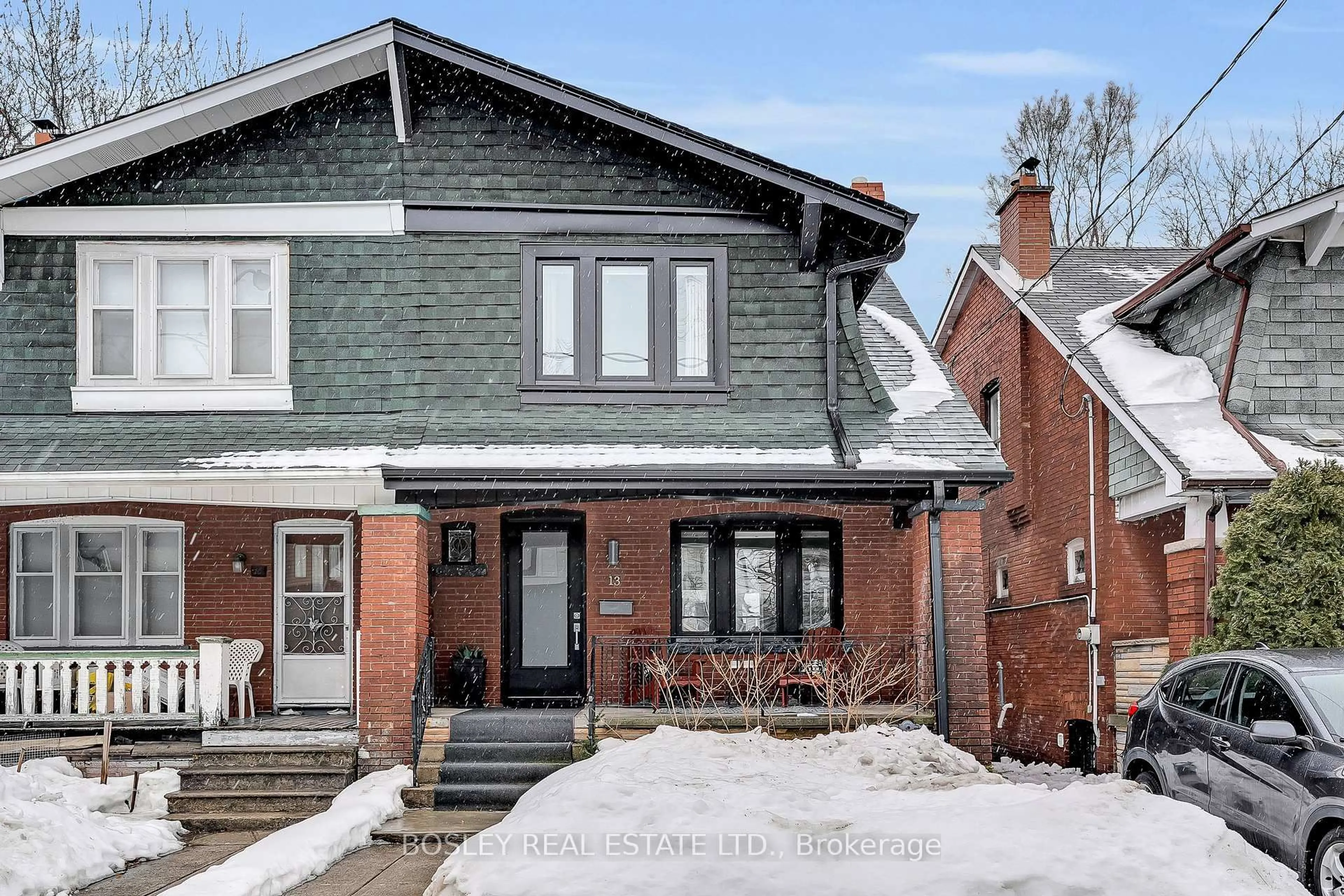 Home with brick exterior material, street for 13 Springdale Blvd, Toronto Ontario M4J 1W4
