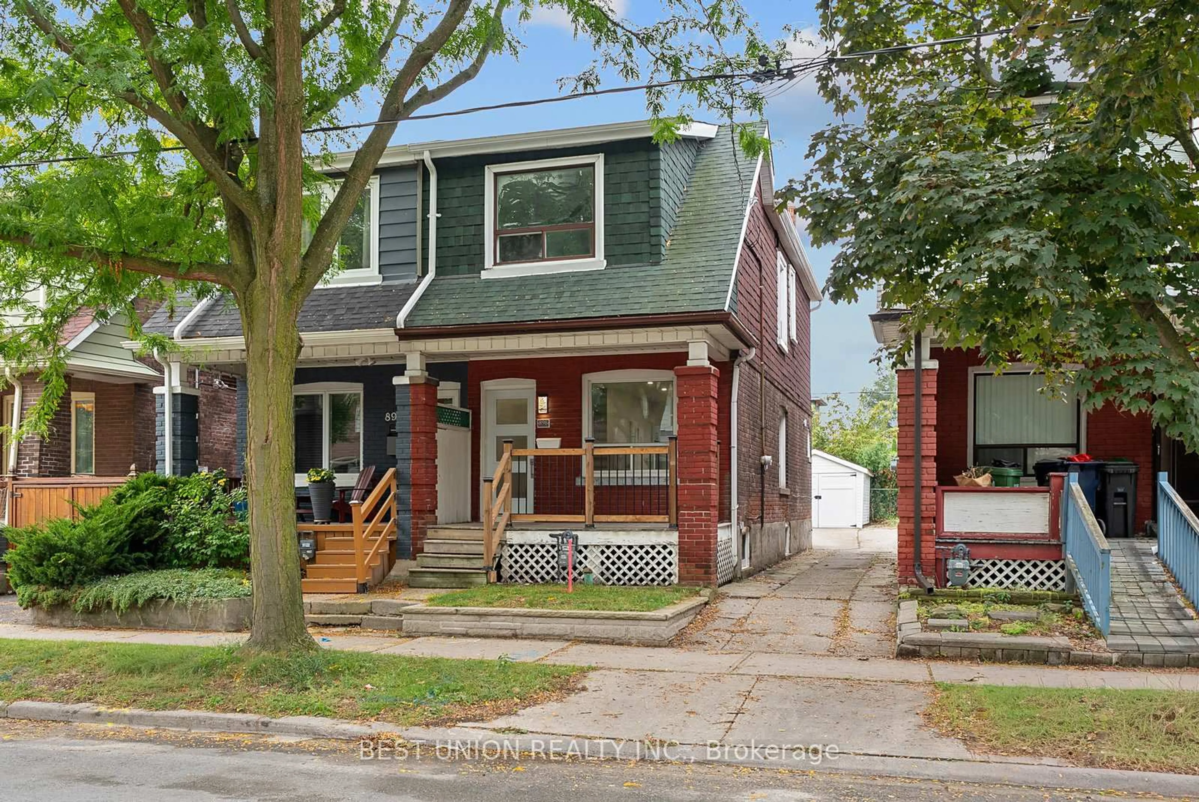 Home with brick exterior material, street for 898 Greenwood Ave, Toronto Ontario M4J 4B8