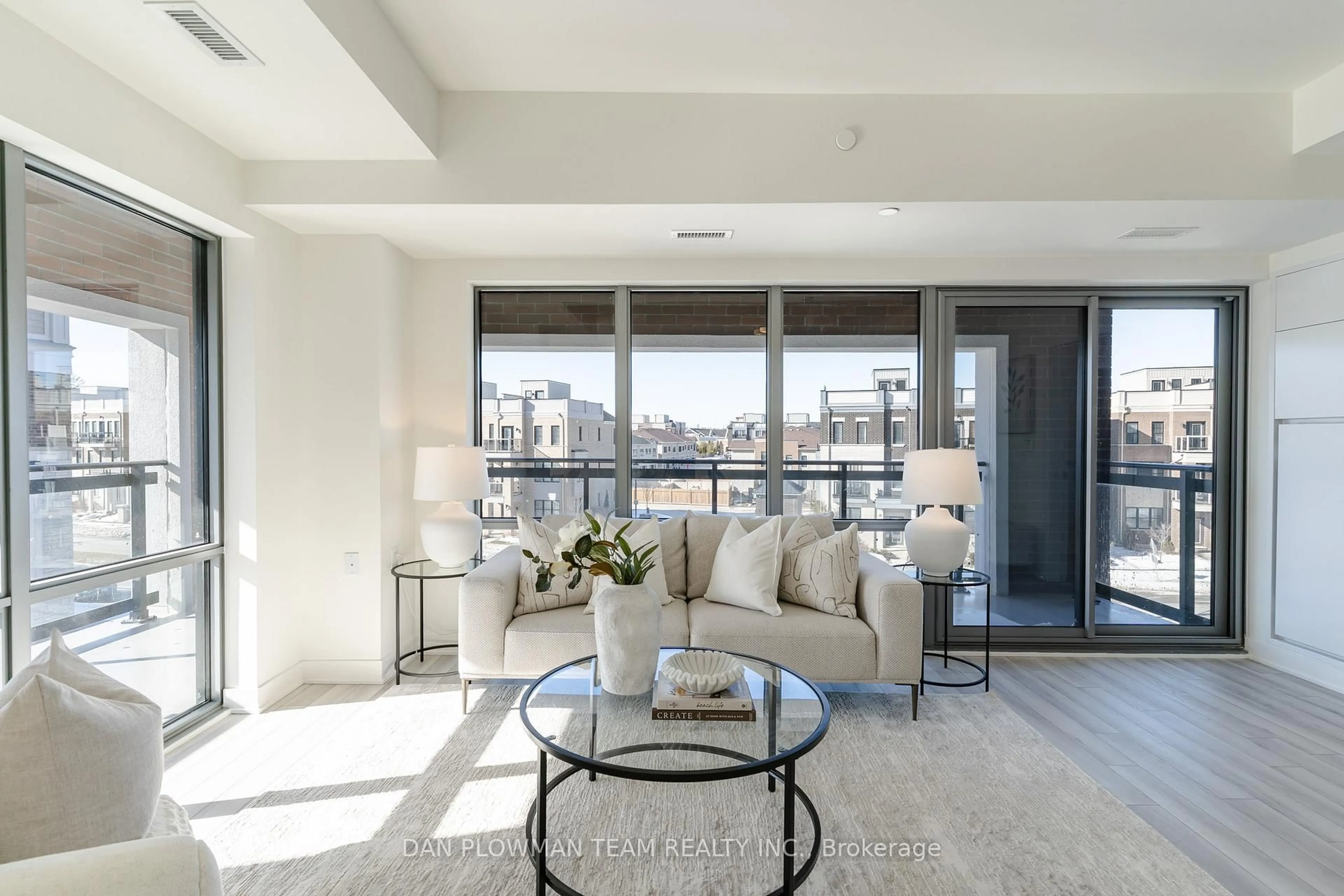 Living room with furniture, unknown for 51 Clarington Blvd #321, Clarington Ontario L1C 7J8