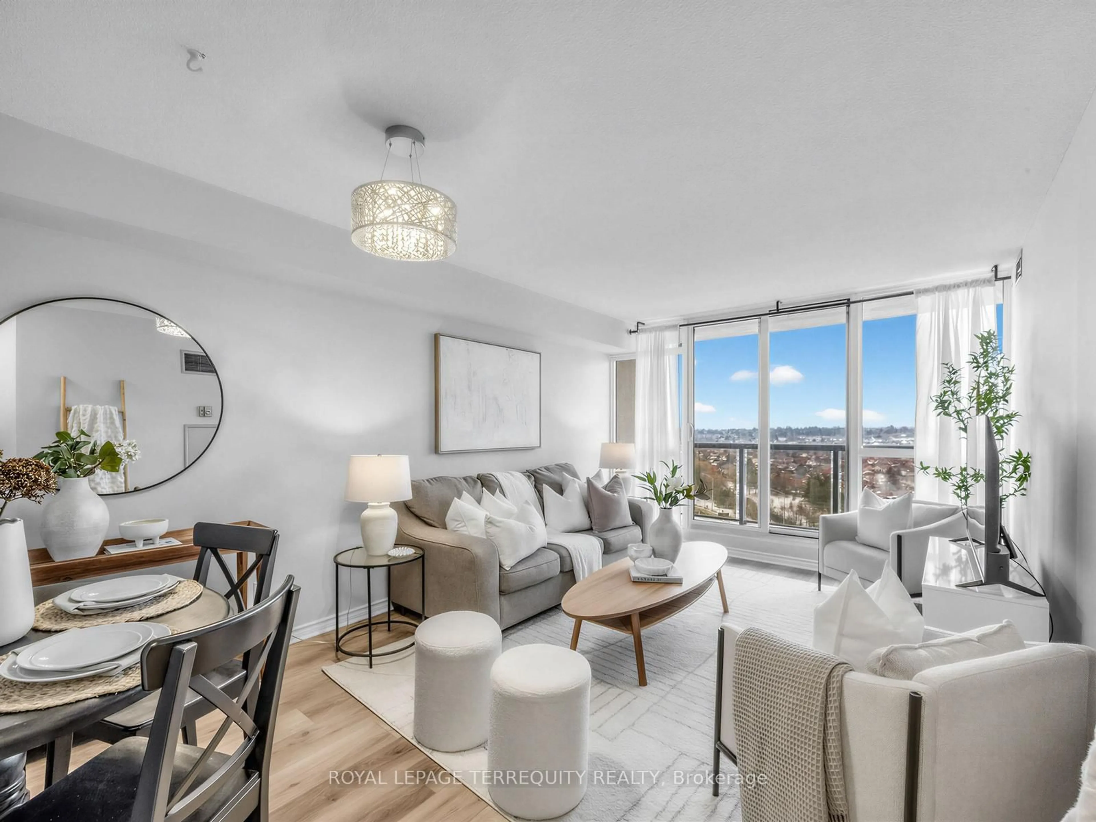 Living room with furniture, unknown for 2 Westney Rd #1202, Ajax Ontario L1T 3H3