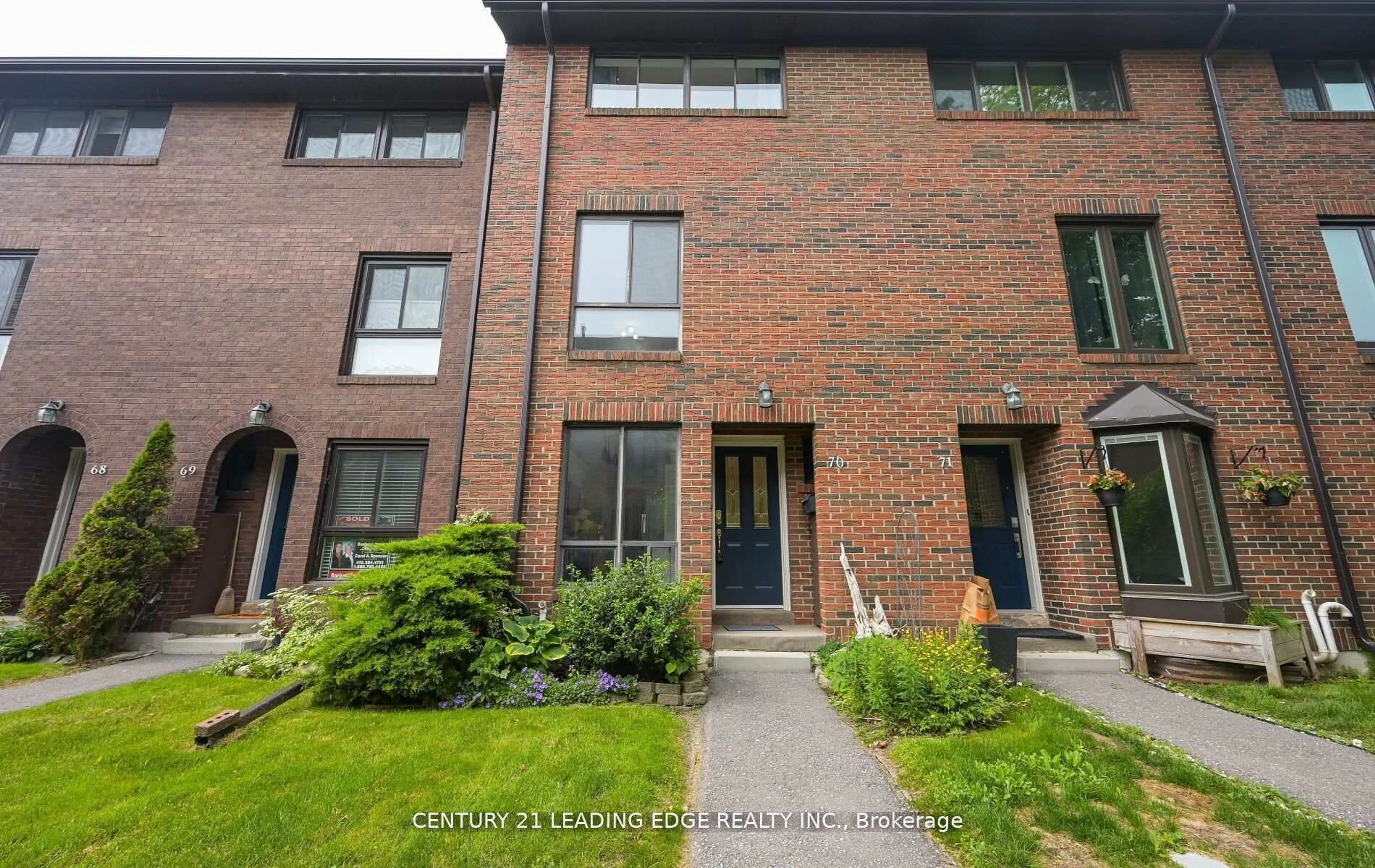Home with brick exterior material, street for 28 Livingston Rd #70, Toronto Ontario M1E 4S5