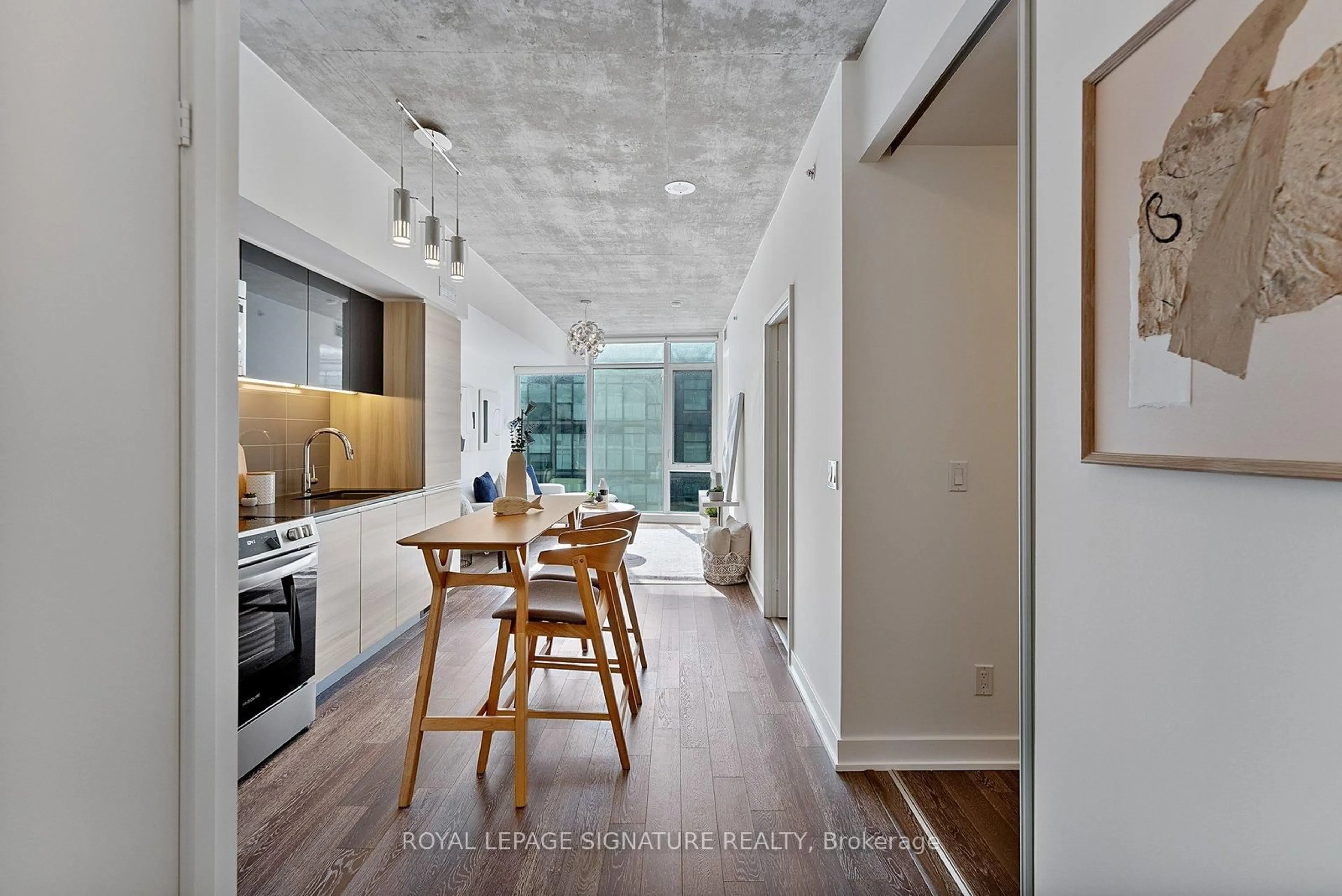 Open concept kitchen, unknown for 1190 Dundas St #810, Toronto Ontario M4M 0C5