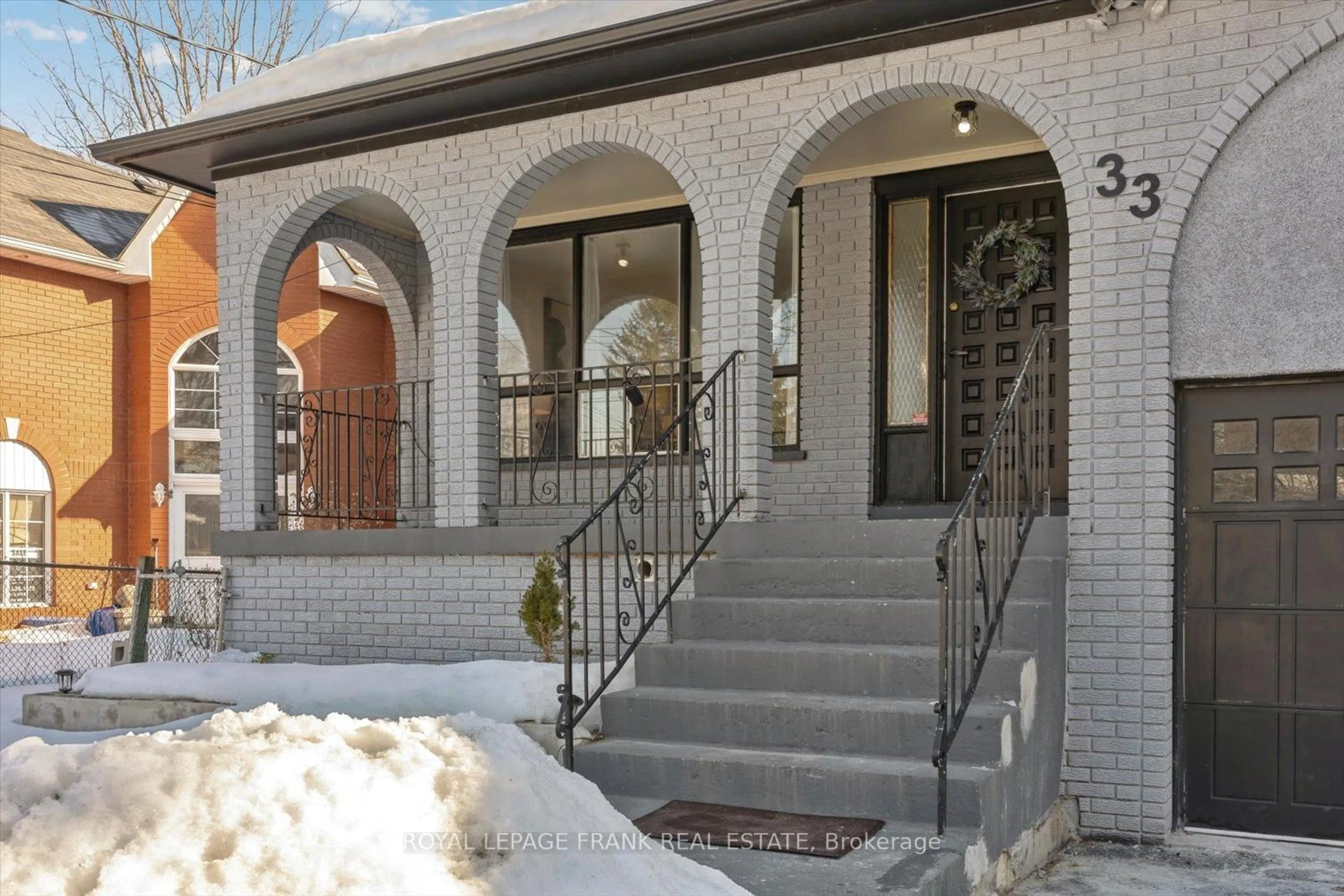 Home with brick exterior material, street for 33 Homestead Rd, Toronto Ontario M1E 3R8