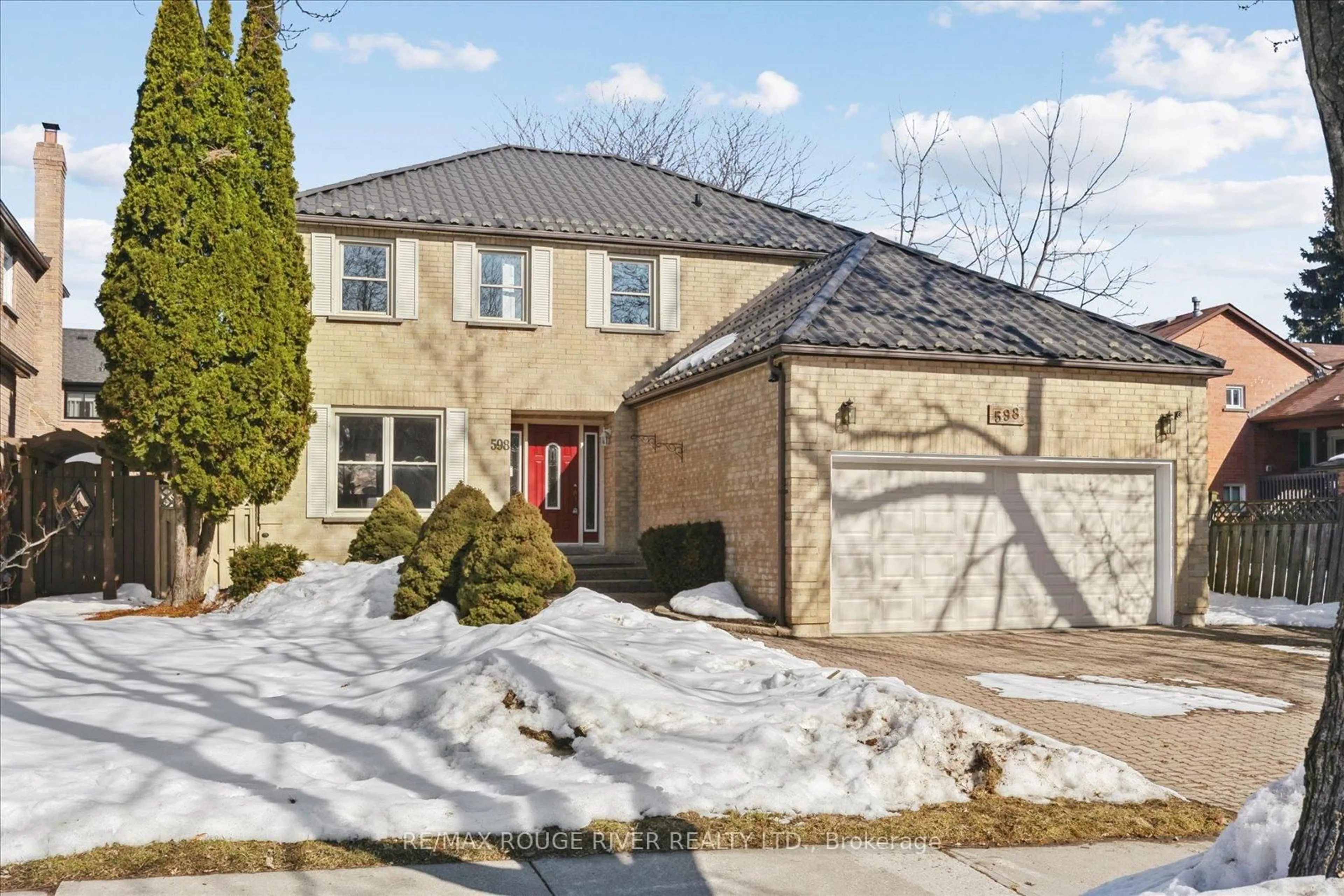 Home with brick exterior material, street for 598 Maitland Dr, Pickering Ontario L1W 3T6