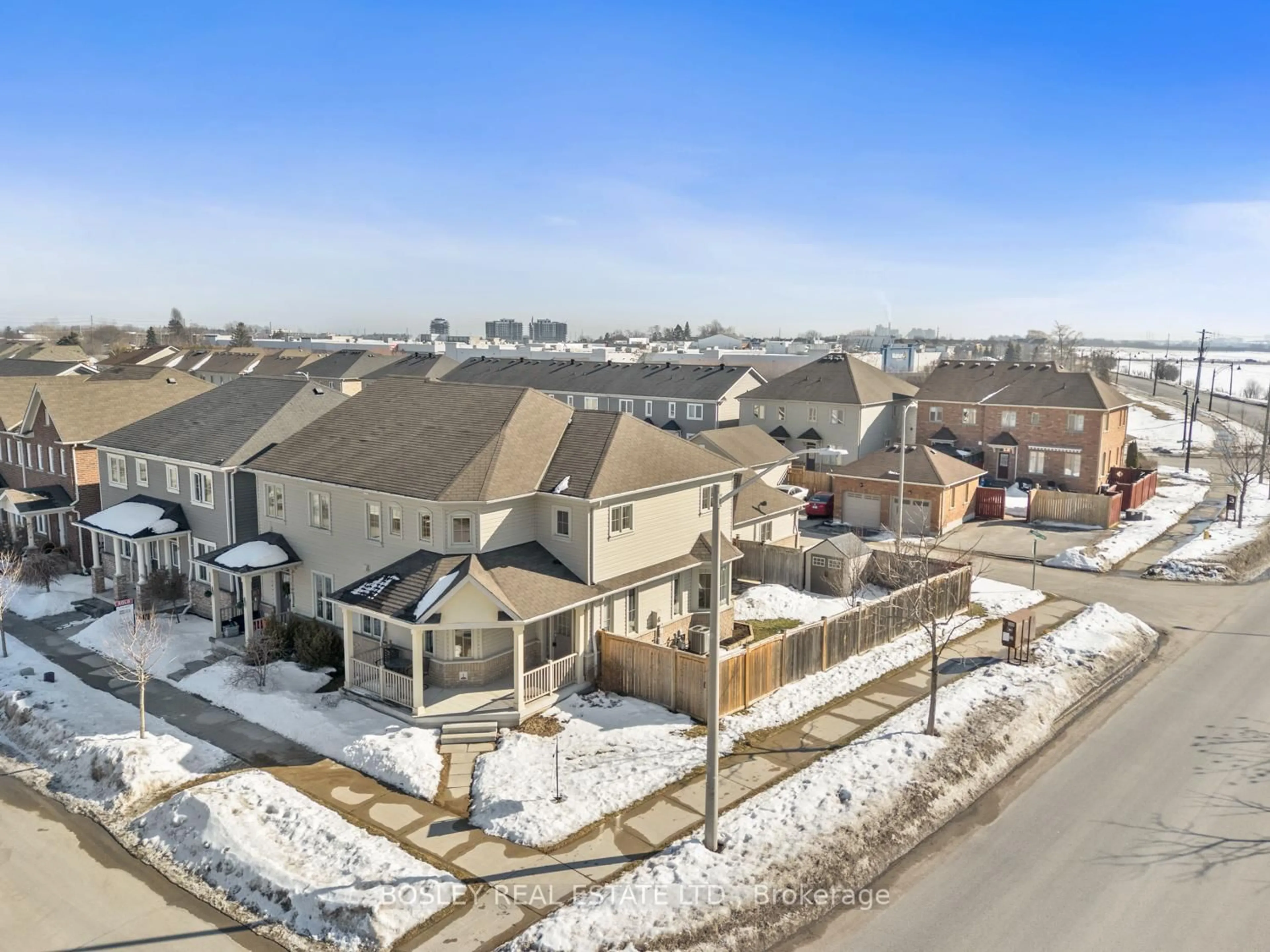 A pic from outside/outdoor area/front of a property/back of a property/a pic from drone, street for 1 Ted Miller Cres, Clarington Ontario L1C 0L8