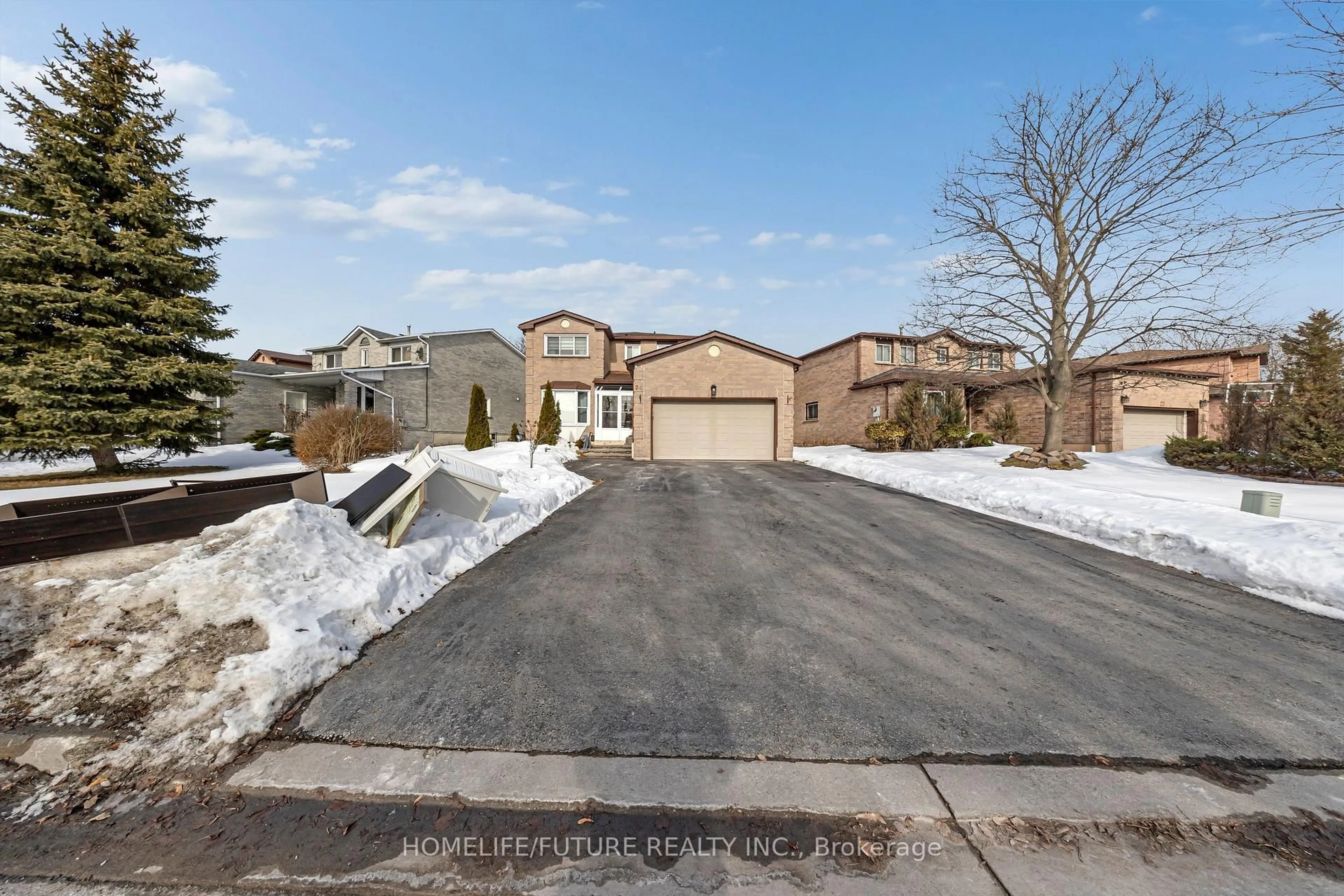 A pic from outside/outdoor area/front of a property/back of a property/a pic from drone, street for 24 Adams Dr, Ajax Ontario L1S 5X1