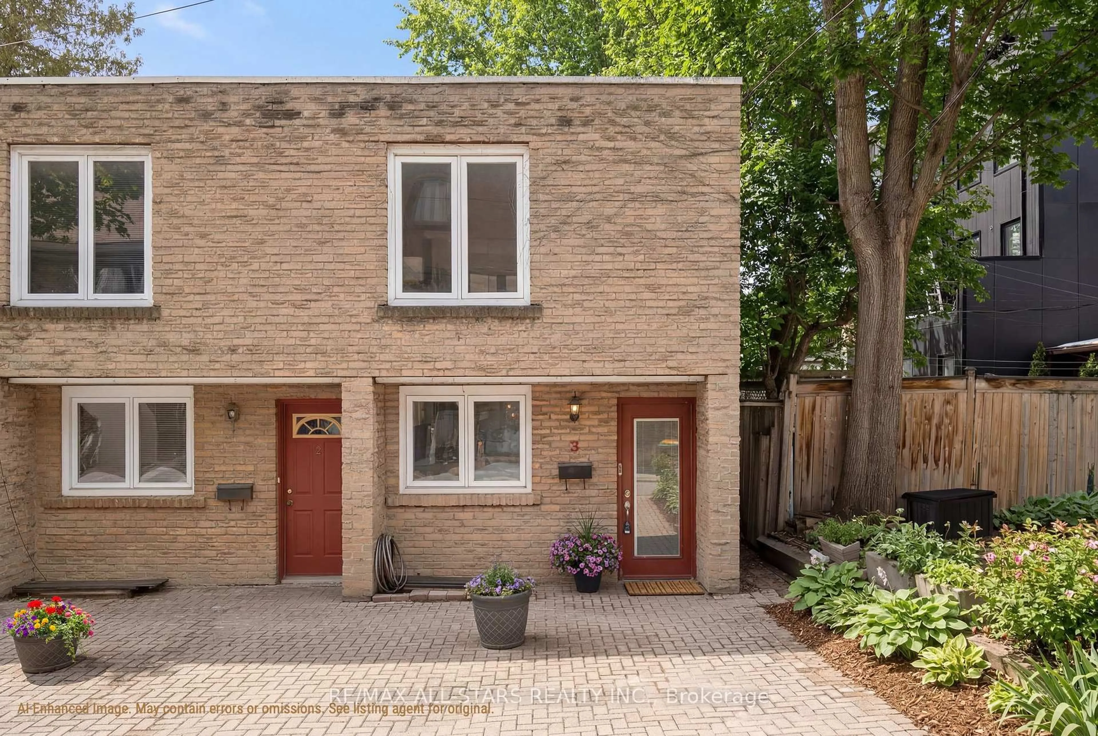 Home with brick exterior material, street for 83 Pape Ave #3, Toronto Ontario M4M 2V5