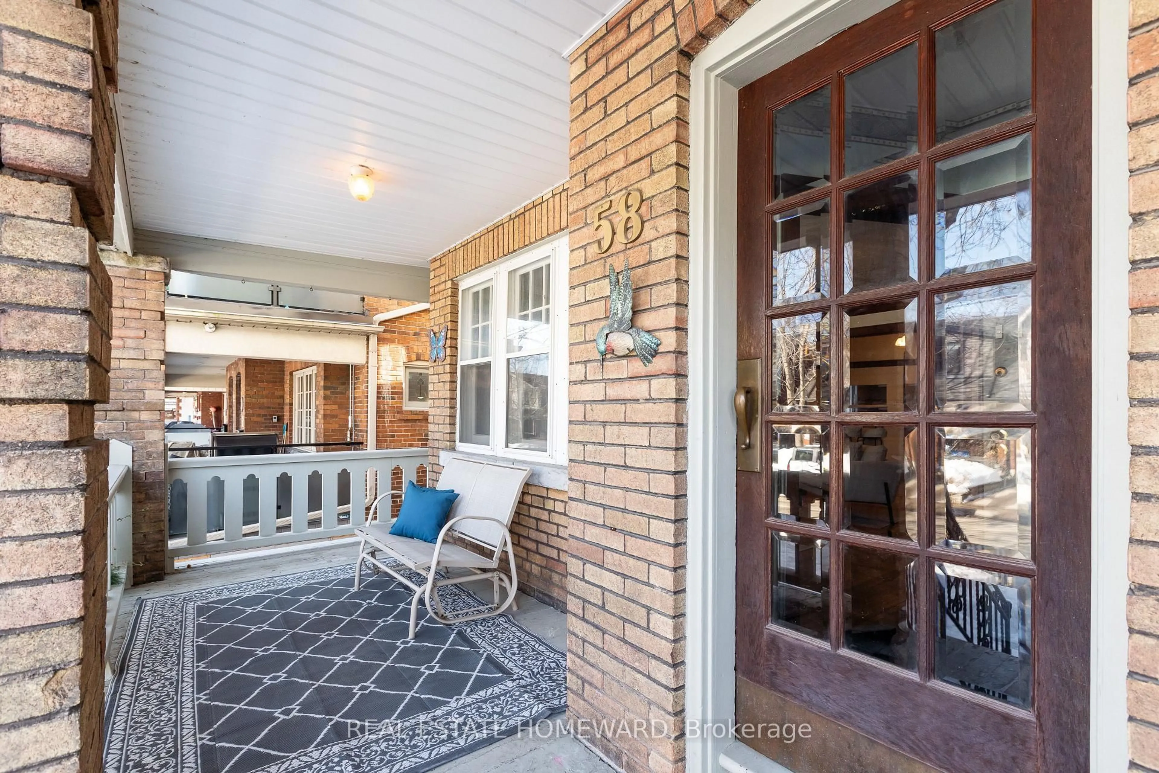 Patio, street for 58 Hammersmith Ave, Toronto Ontario M4E 2W4