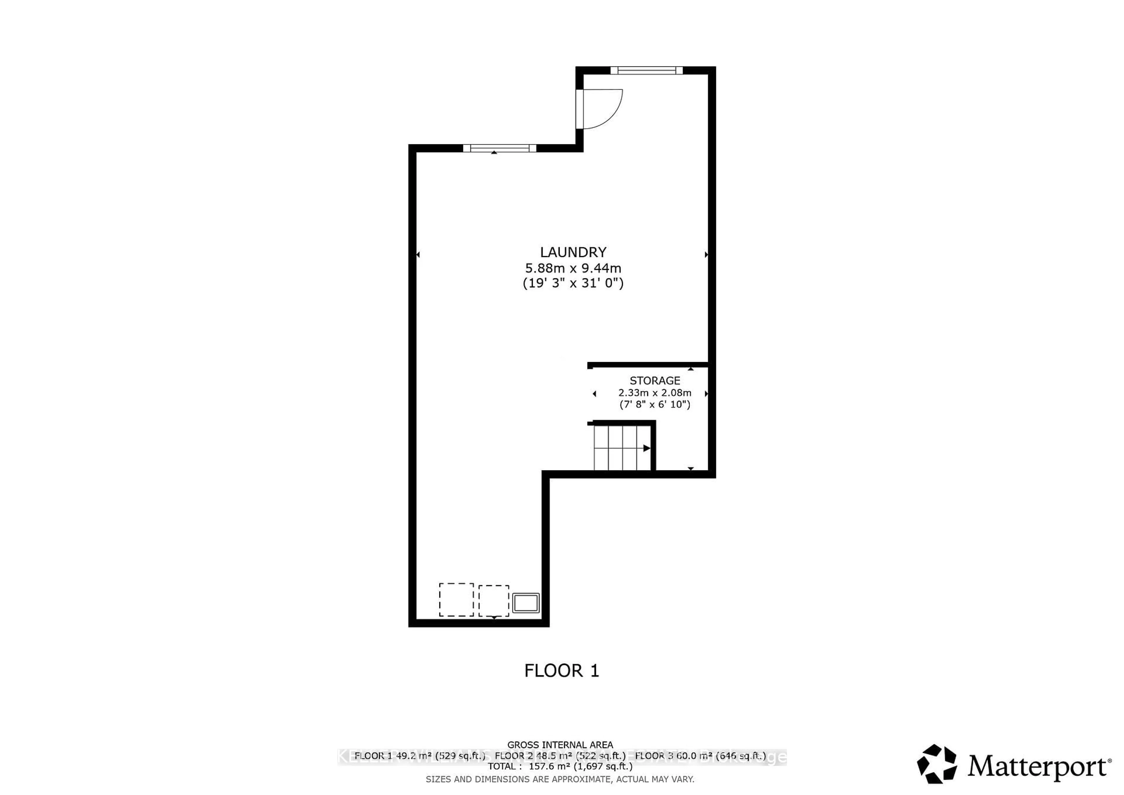 Floor plan for 715 Grandview St #5, Oshawa Ontario L1K 0N2