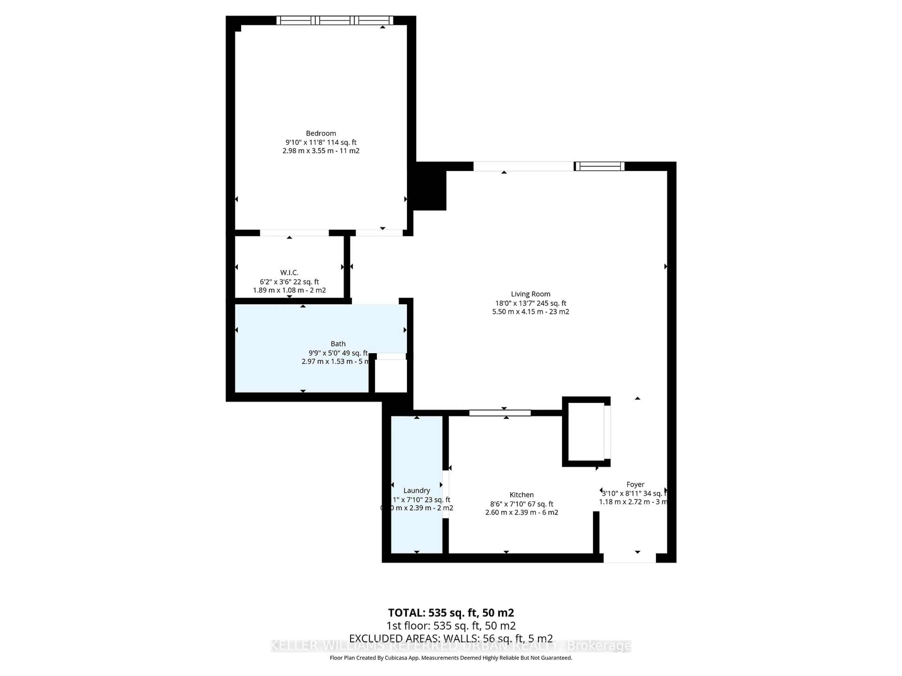 Floor plan for 5039 Finch Ave #608, Toronto Ontario M1S 5J9