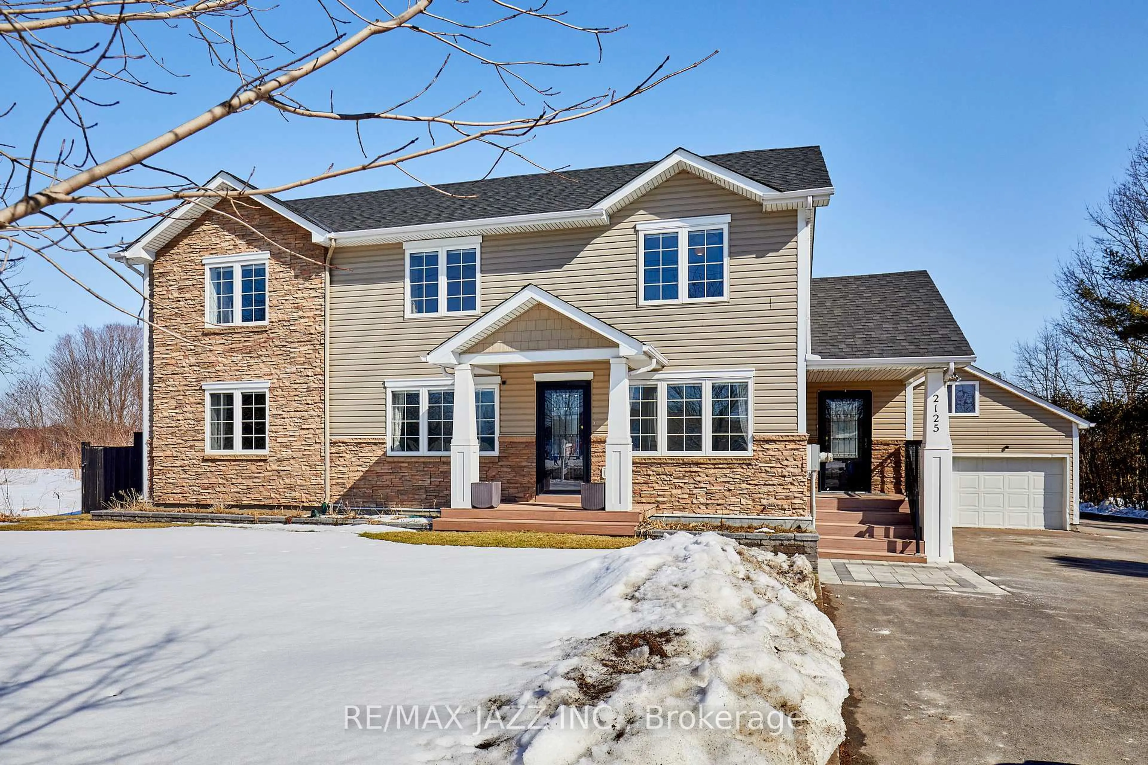 Home with brick exterior material, street for 2125 Prestonvale Rd, Clarington Ontario L1E 2S2