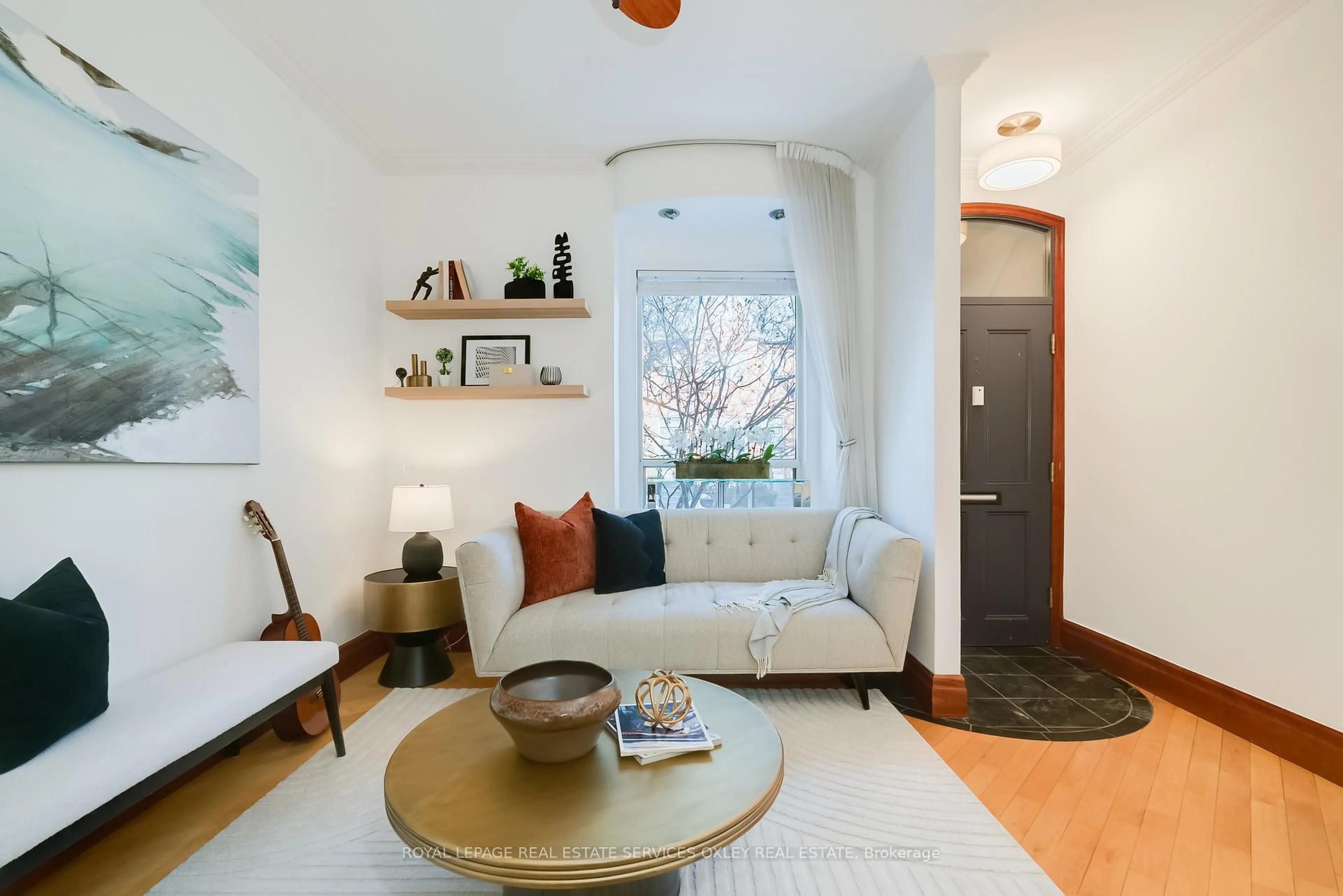 Living room with furniture, unknown for 16 Boulton Ave, Toronto Ontario M4M 2J3