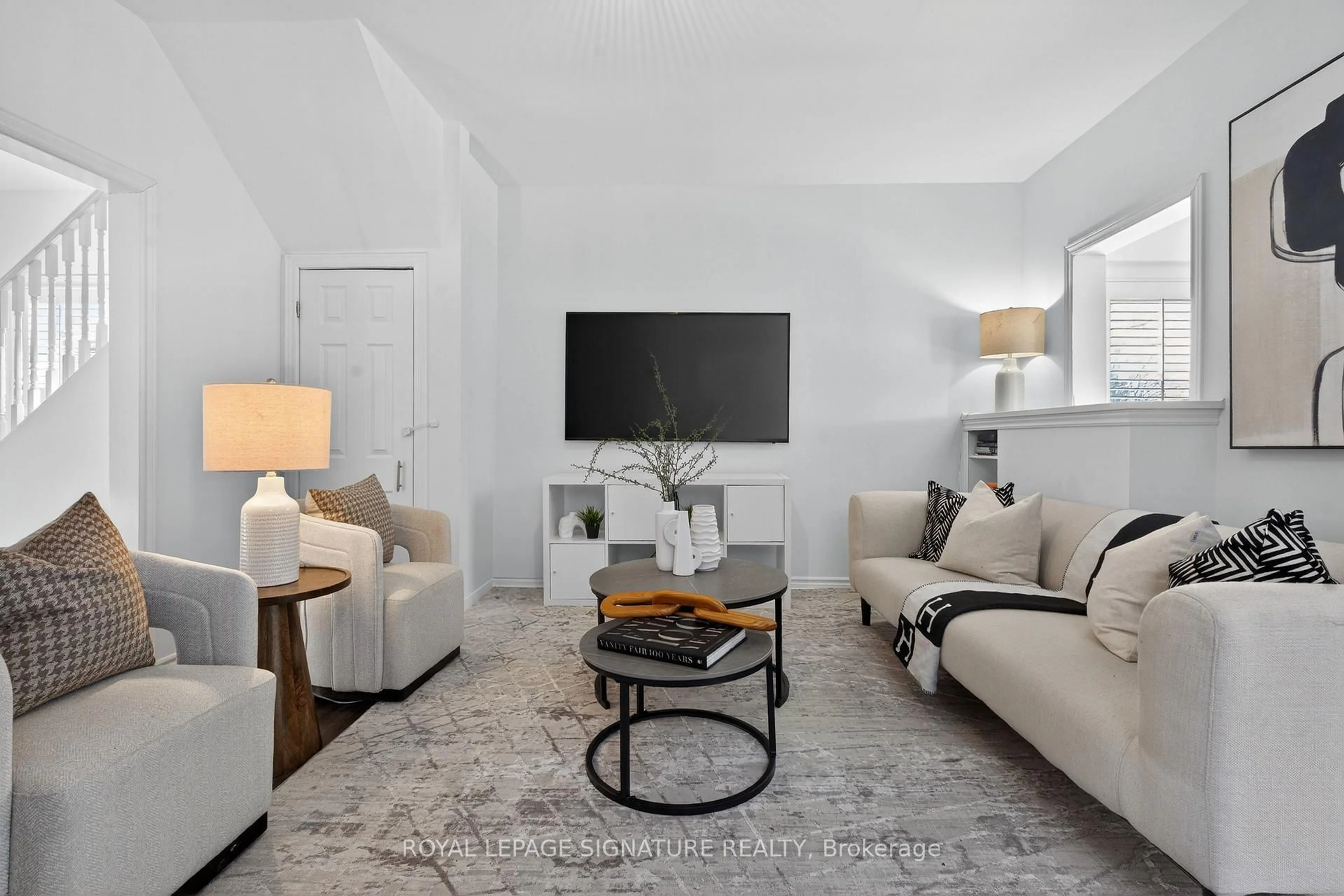 Living room with furniture, unknown for 79 Pitt Ave, Toronto Ontario M1L 2R5