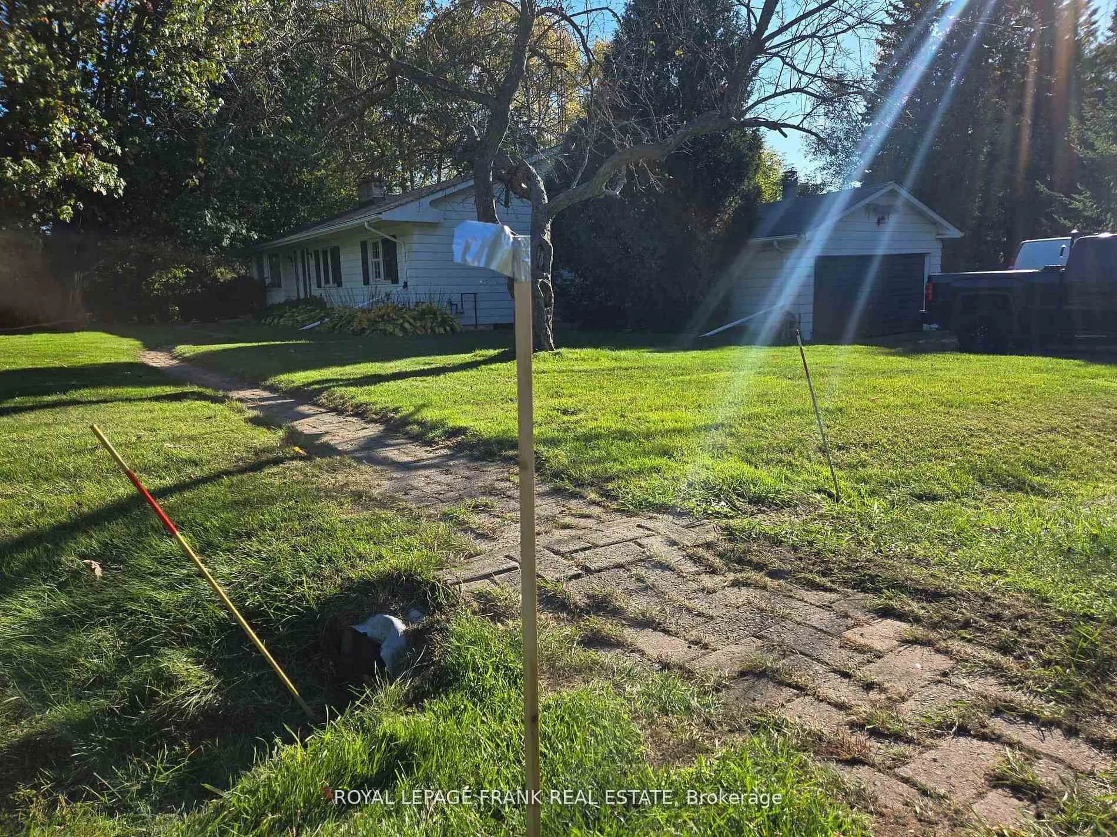 A pic from outside/outdoor area/front of a property/back of a property/a pic from drone, street for 1330 Church St, Clarington Ontario L1B 1C6