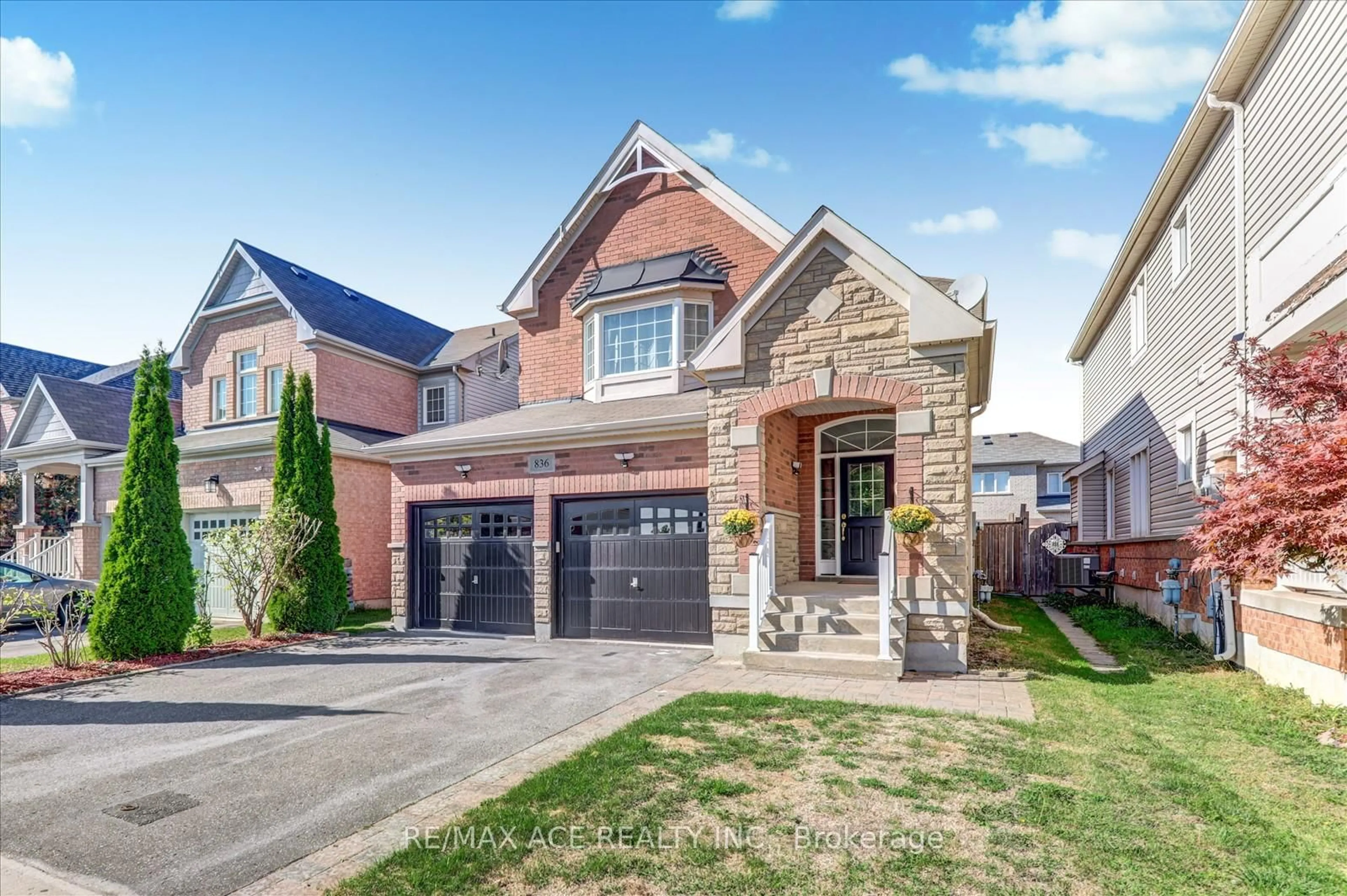 Home with brick exterior material, street for 836 Fetchison Dr, Oshawa Ontario L1K 0C3