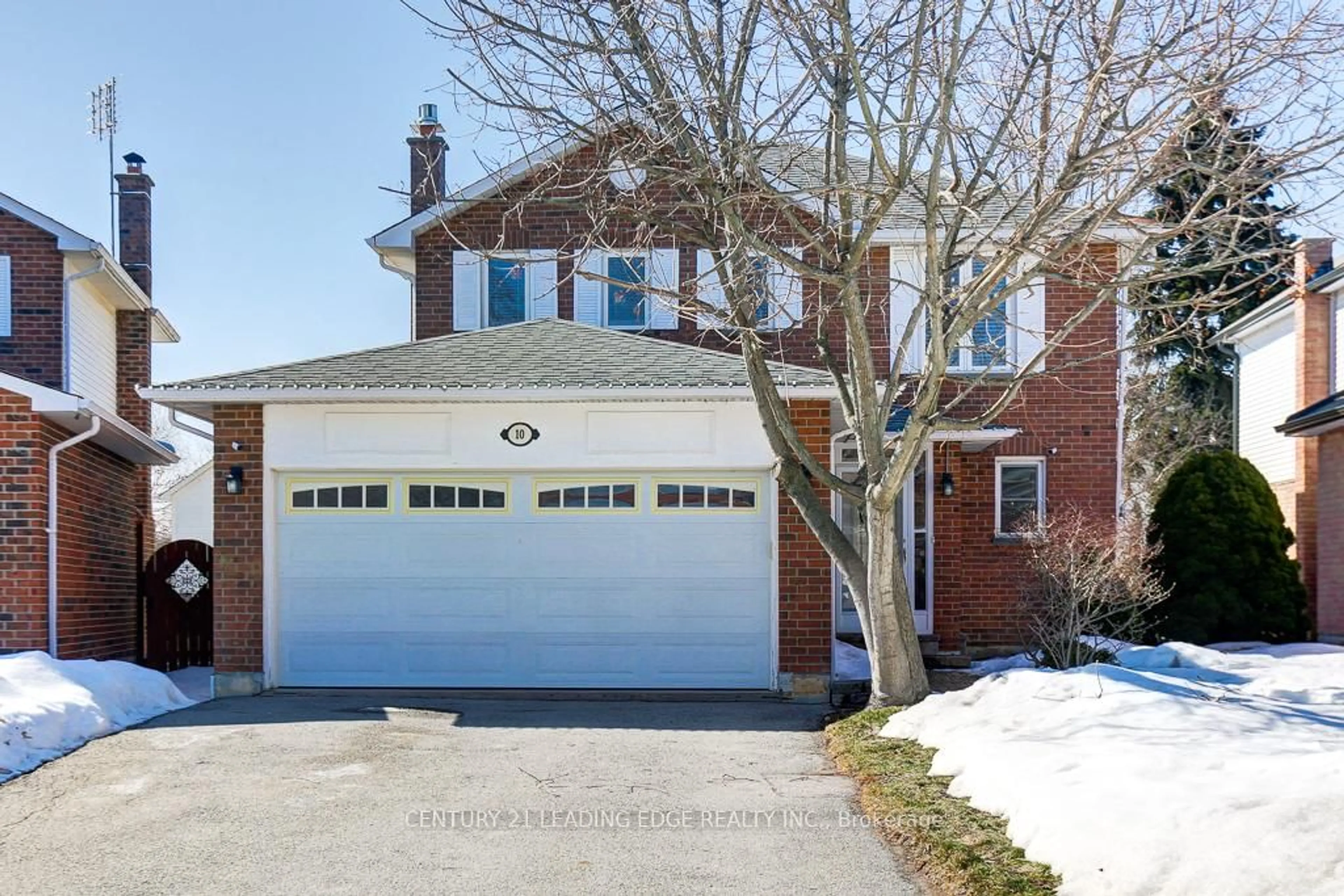 Home with brick exterior material, street for 10 EMPSON Crt, Ajax Ontario L1S 3Y3