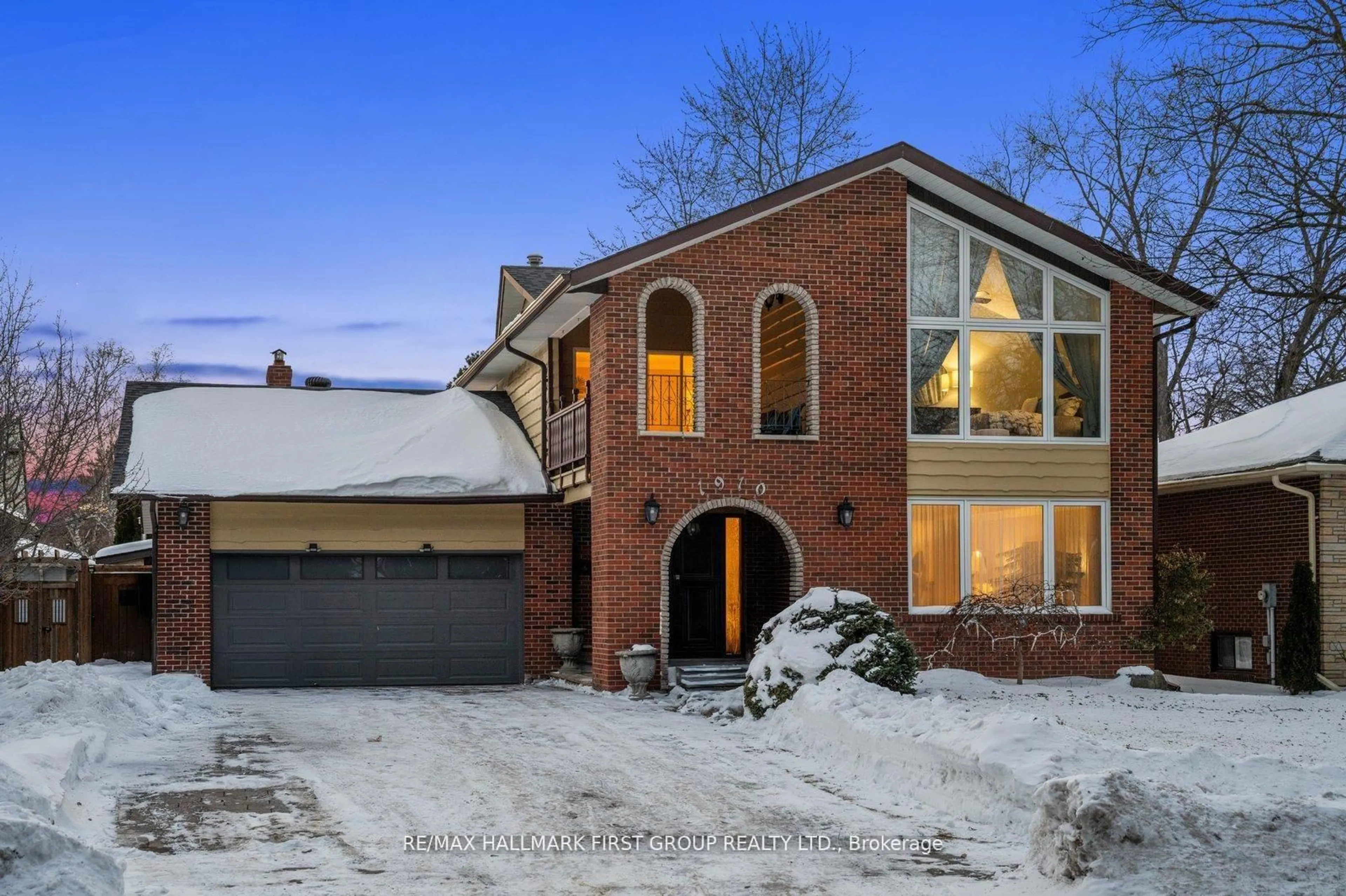 Home with brick exterior material, street for 1910 Spruce Hill Rd, Pickering Ontario L1V 1S7