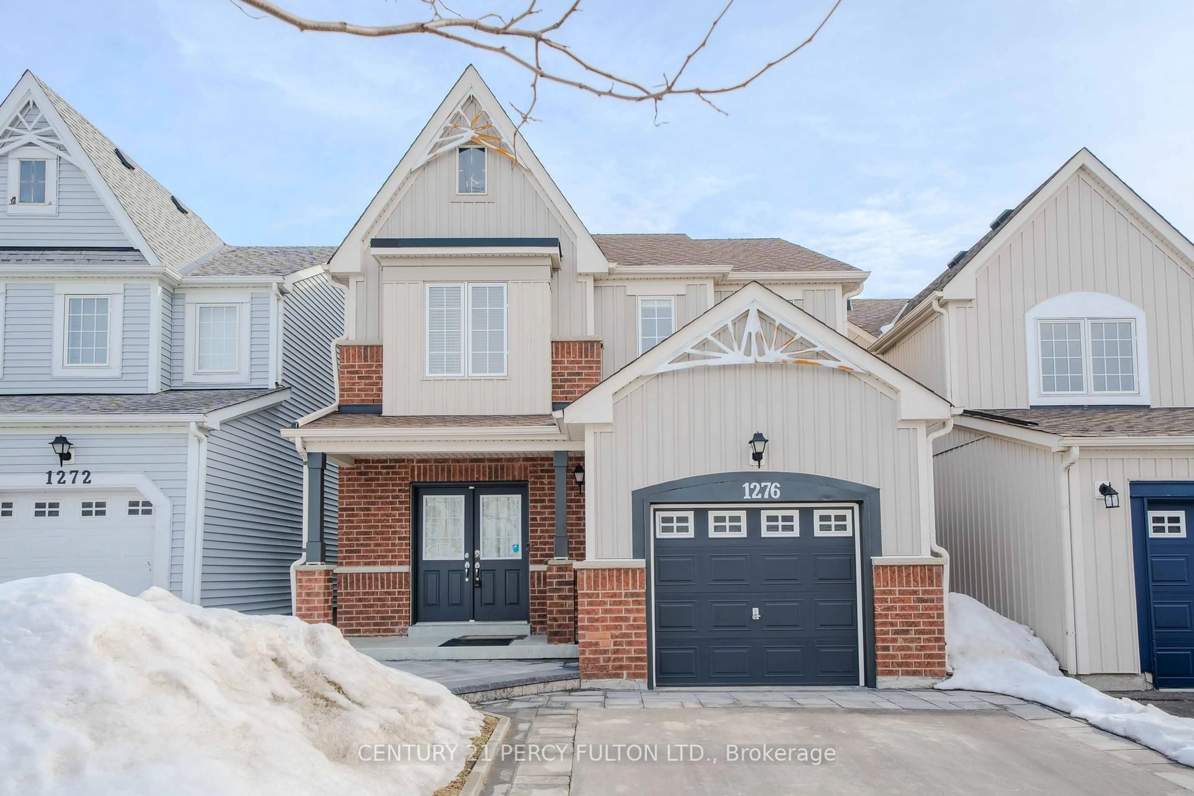 Home with brick exterior material, street for 1276 Ashgrove Cres, Oshawa Ontario L1K 3A6