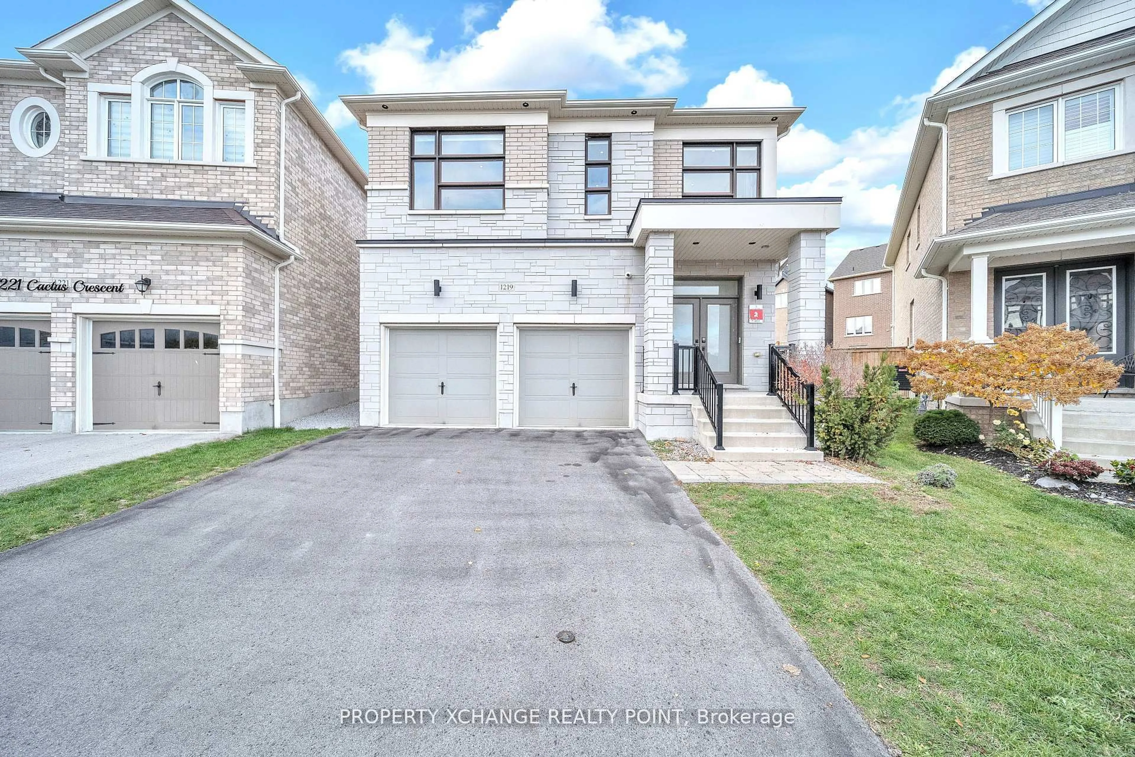 Home with brick exterior material, street for 1219 Cactus Cres, Pickering Ontario L1V 2P8