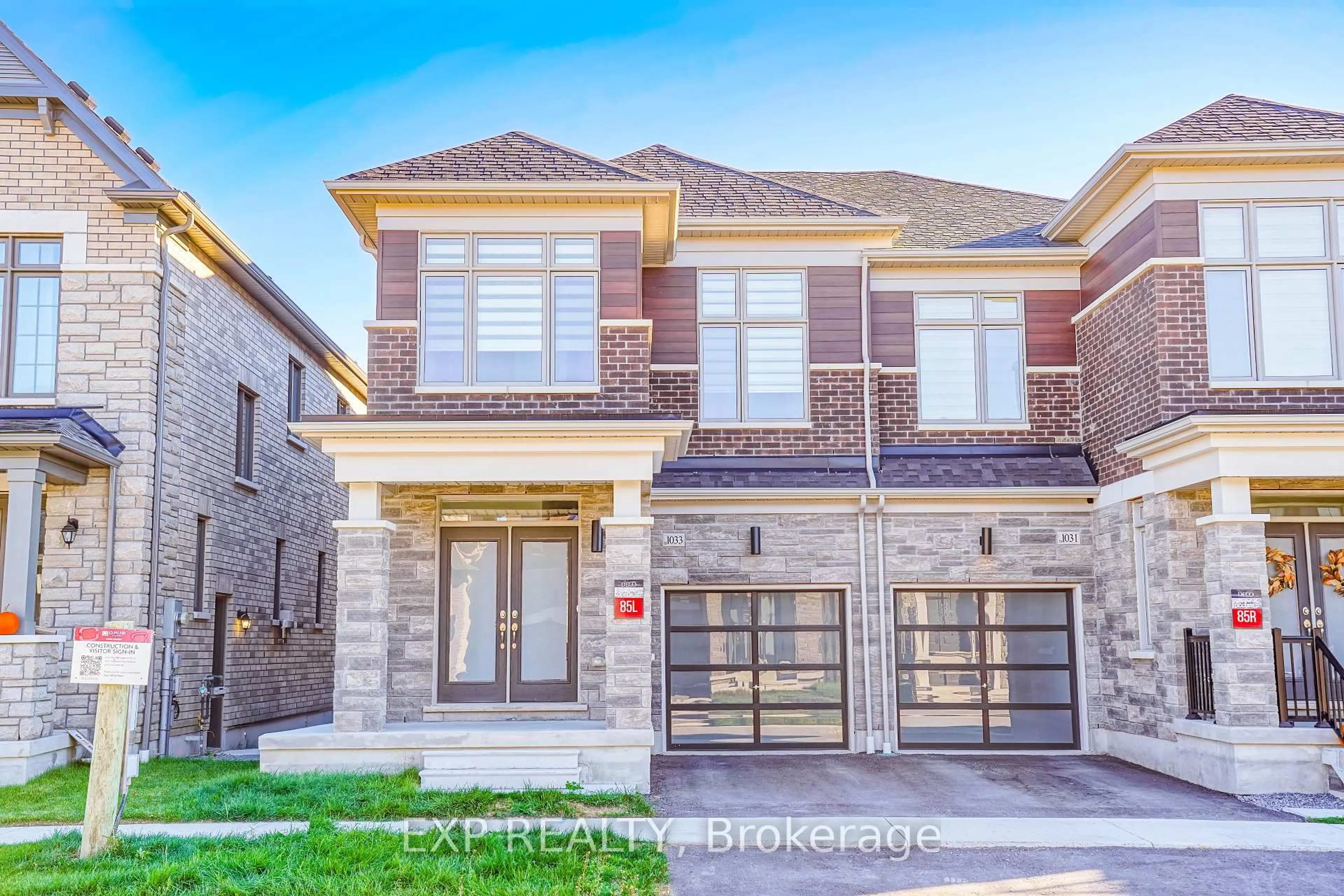 Home with brick exterior material, street for 1033 Pisces Tr, Pickering Ontario L1X 0P7