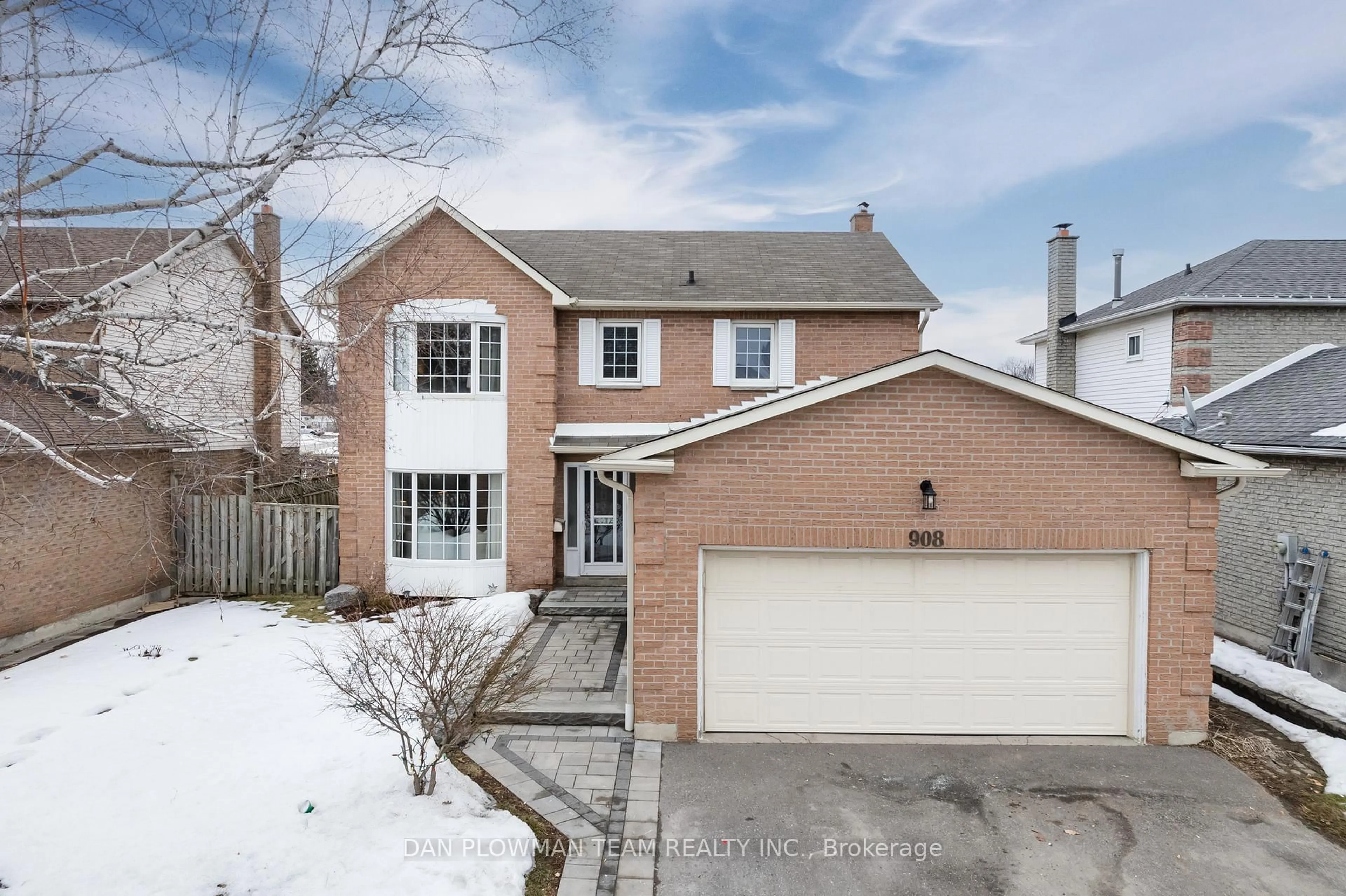 Home with brick exterior material, street for 908 White Ash Dr, Whitby Ontario L1N 7S8