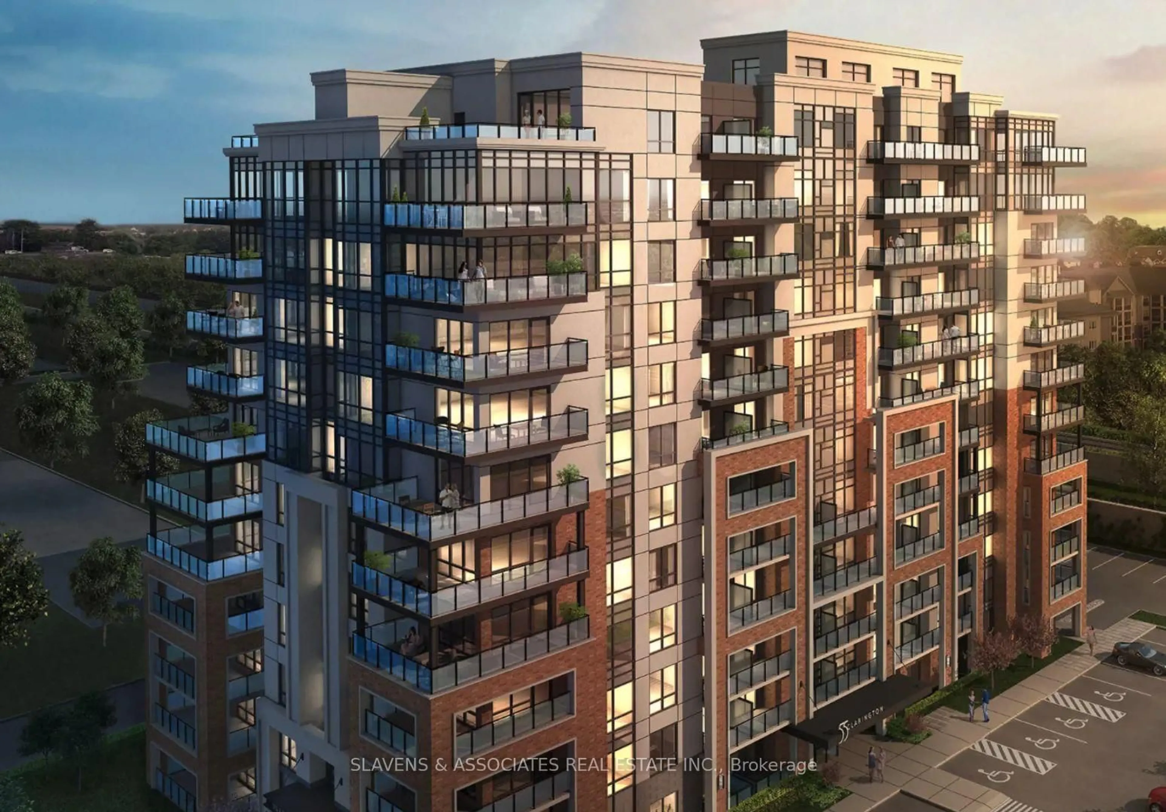 A pic from outside/outdoor area/front of a property/back of a property/a pic from drone, city buildings view from balcony for 51 Clarington Blvd #919, Clarington Ontario L1C 0H6