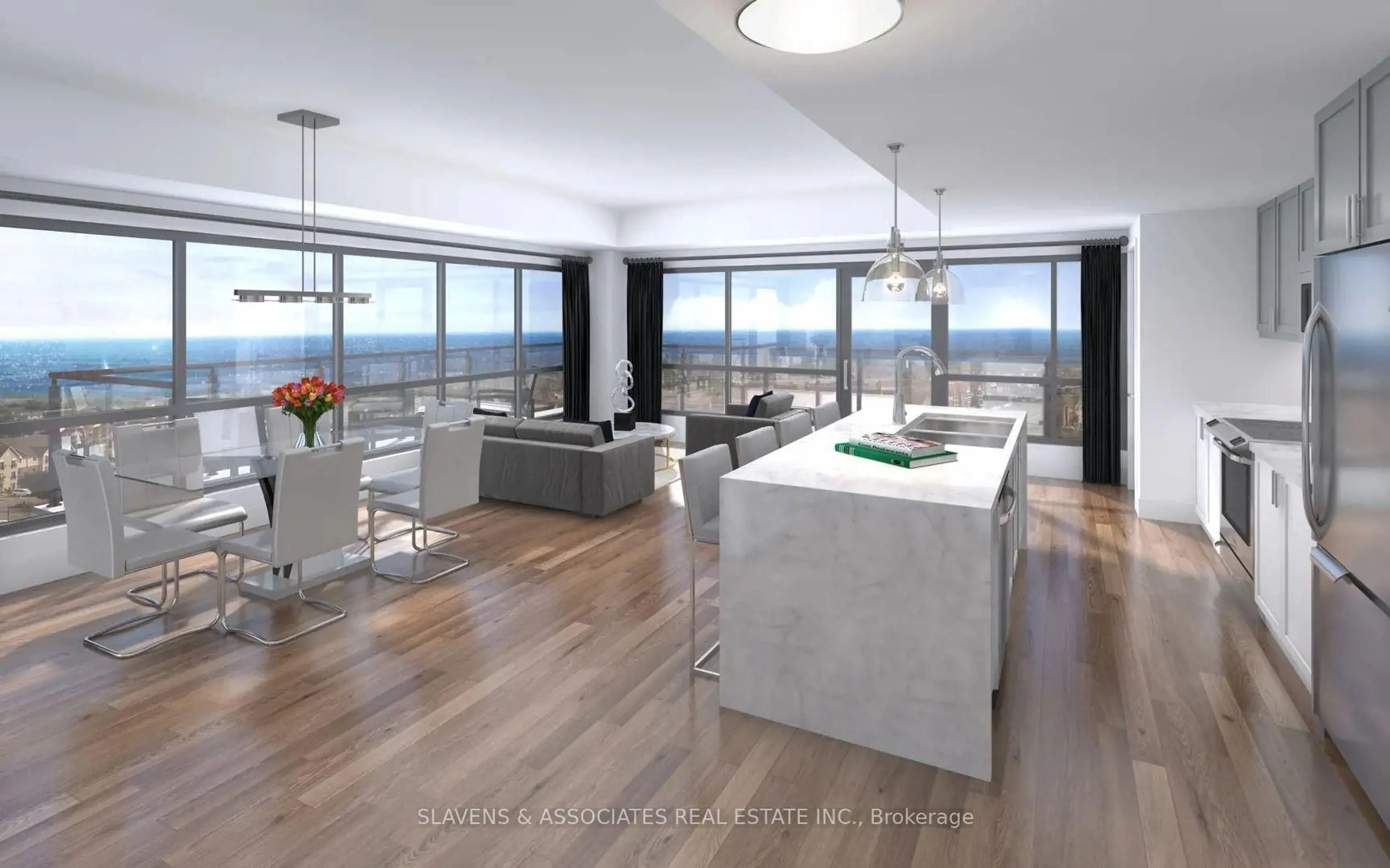 Open concept kitchen, unknown for 51 Clarington Blvd #919, Clarington Ontario L1C 0H6