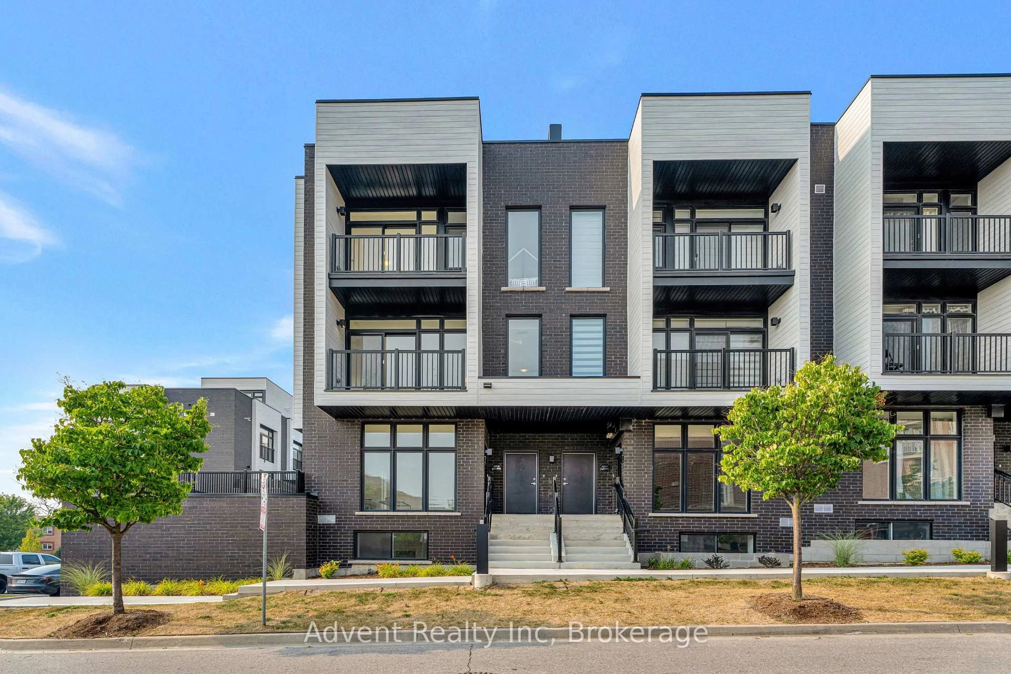 Home with brick exterior material, street for 188 Angus Dr #3, Ajax Ontario L1S 0G5