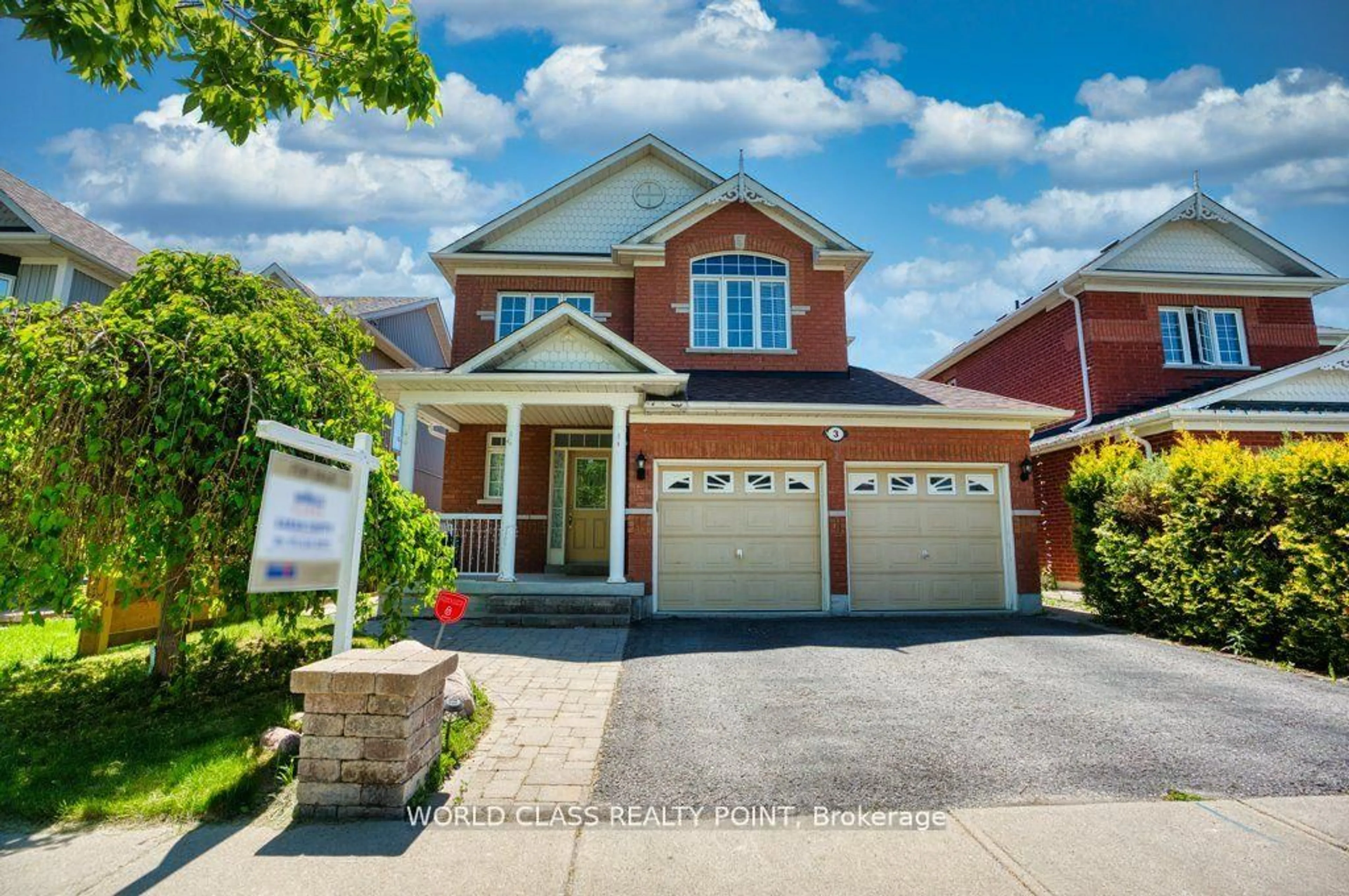 Home with brick exterior material, street for 3 Hesham Dr, Whitby Ontario L1M 2J9