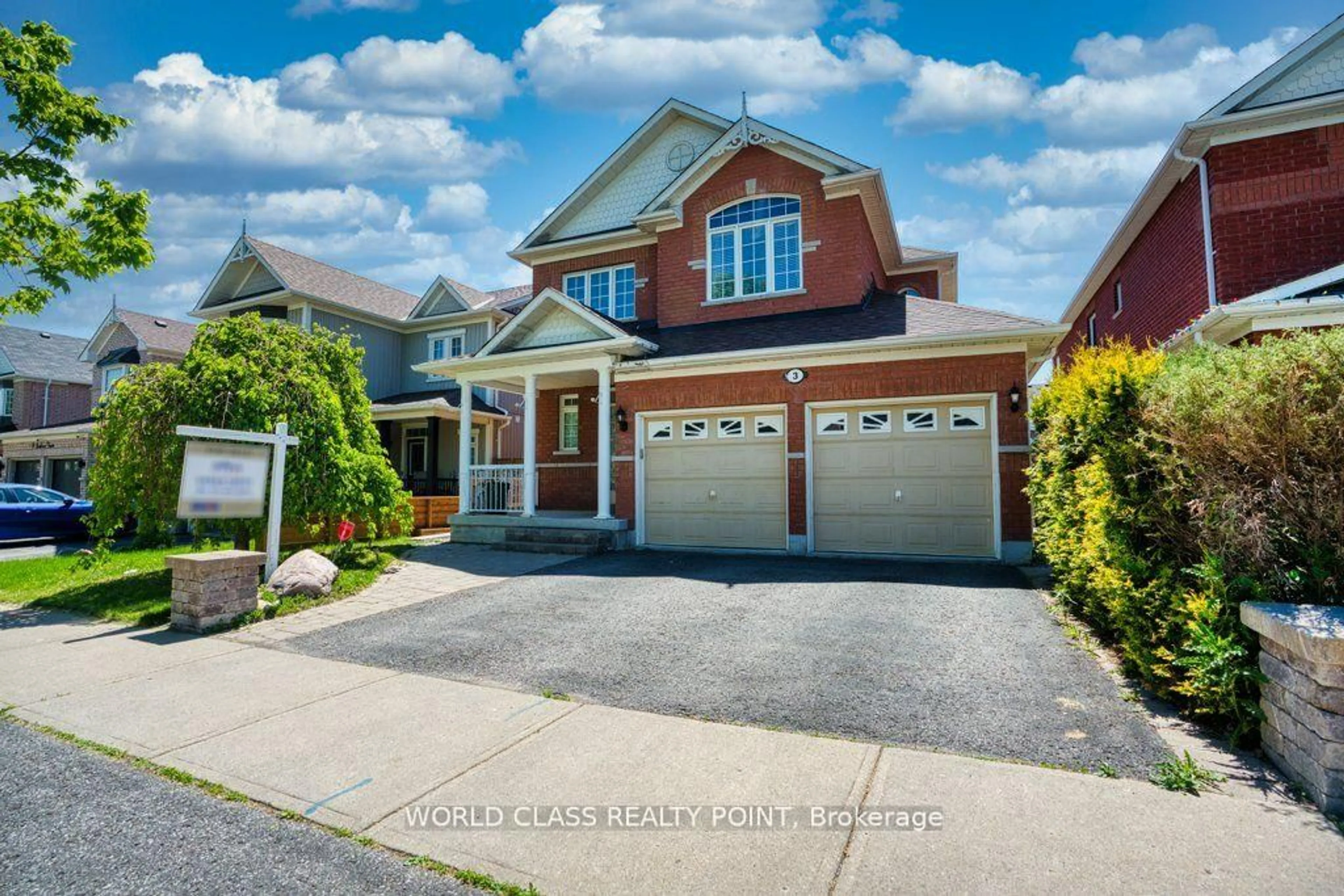 Home with brick exterior material, street for 3 Hesham Dr, Whitby Ontario L1M 2J9