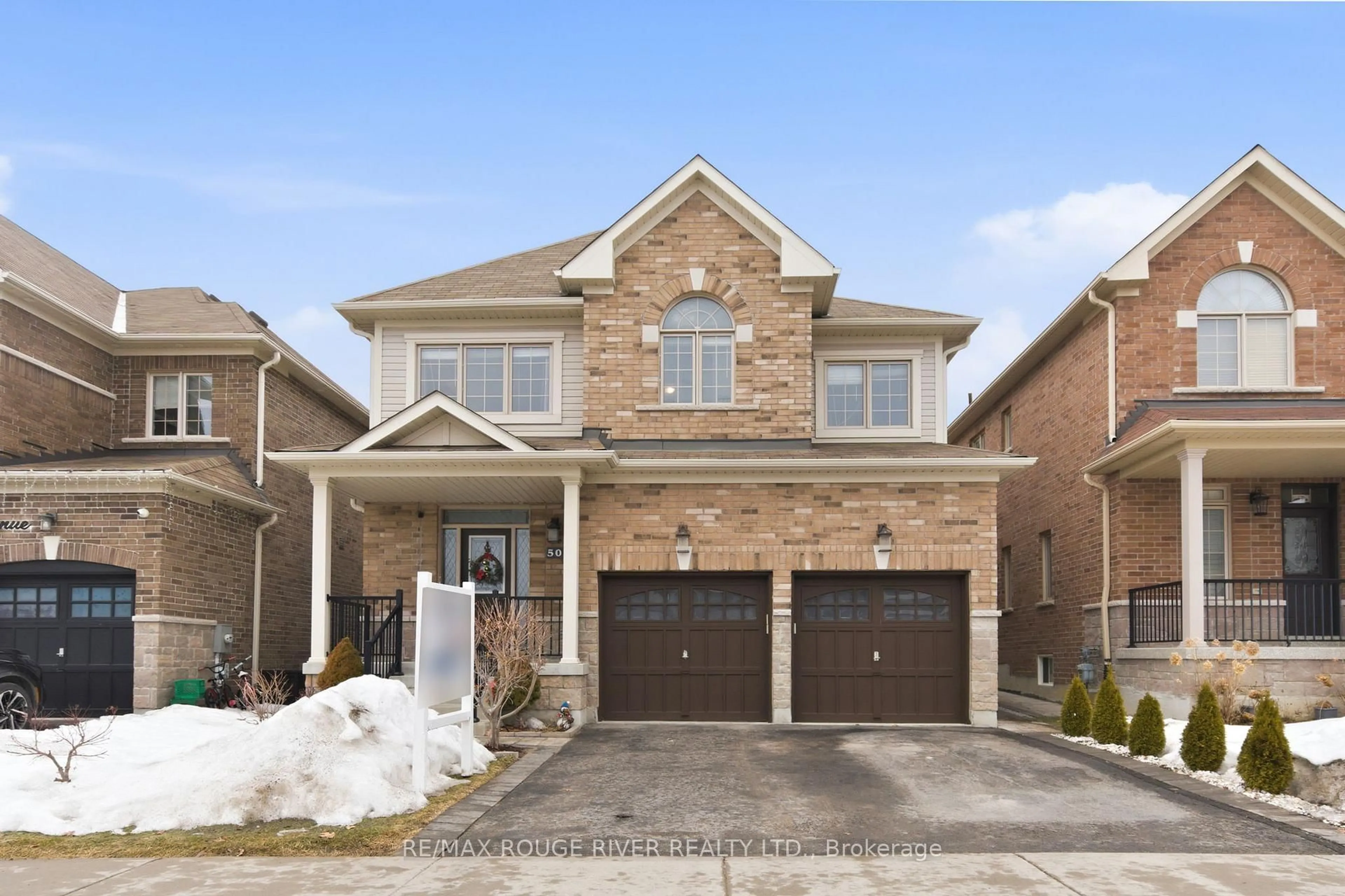 Home with brick exterior material, street for 50 Cale Ave, Clarington Ontario L1E 0H4
