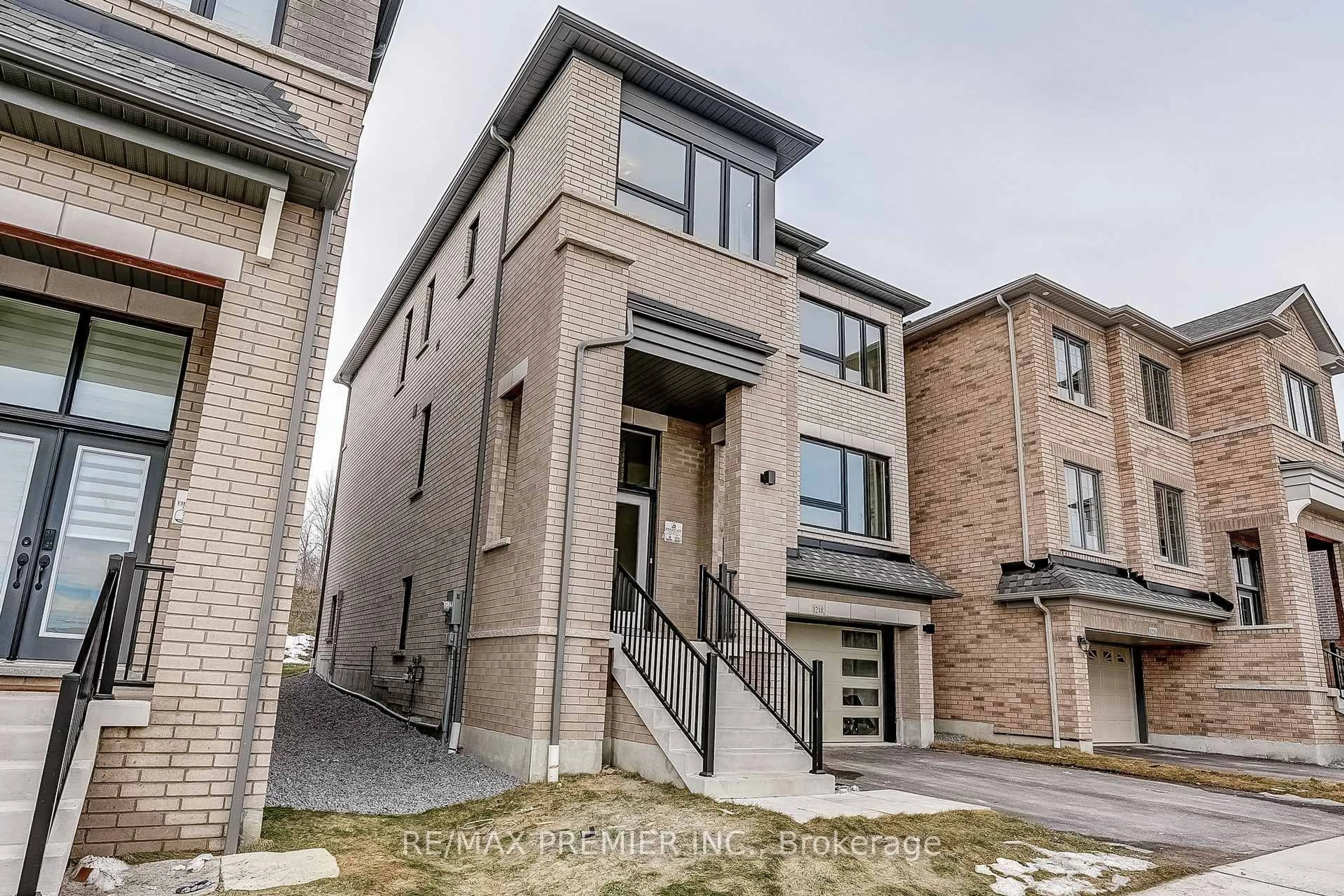 Home with brick exterior material, street for 1218 Talisman Manr, Pickering Ontario L1X 0R9