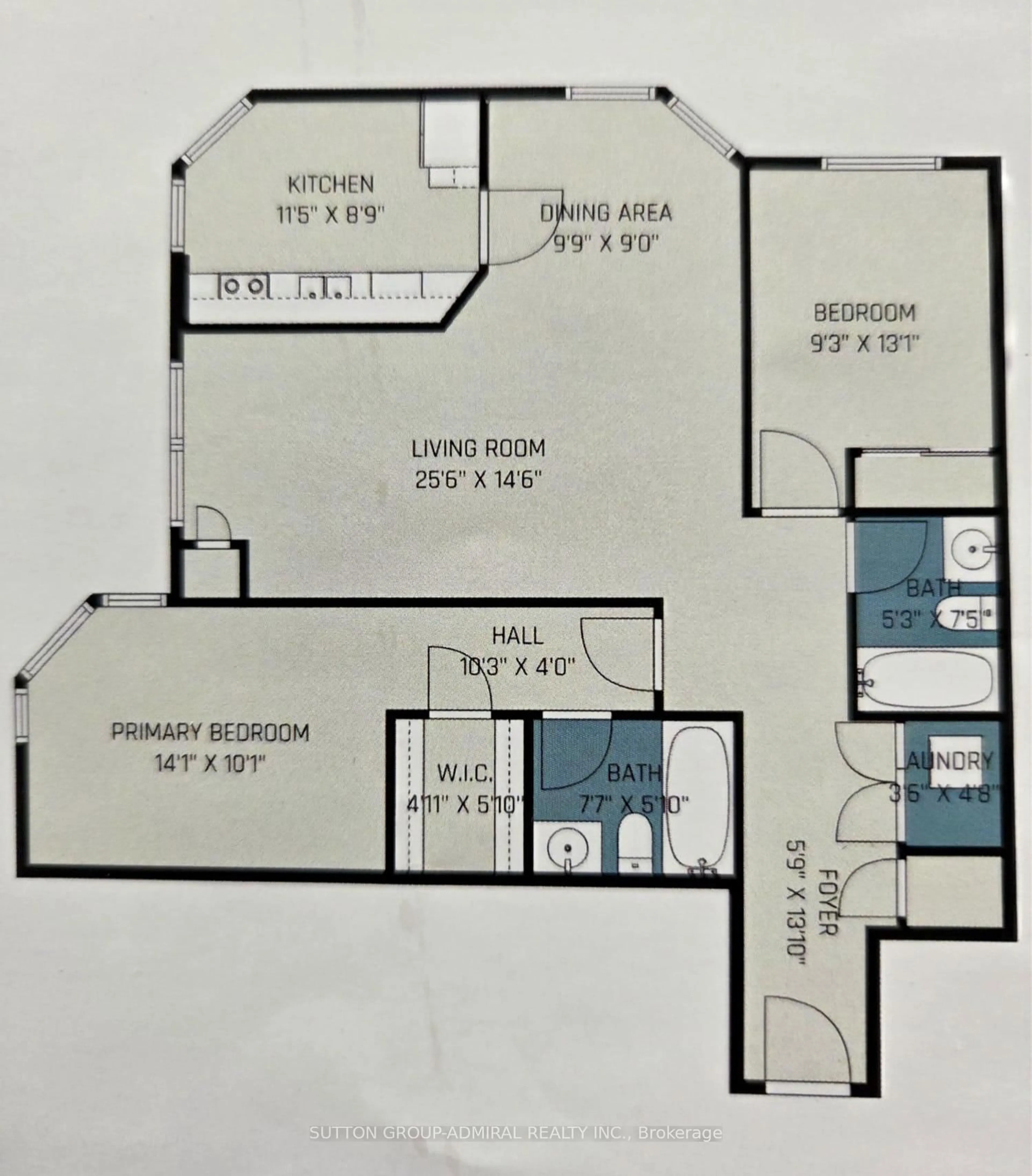 Floor plan for 5001 Finch Ave #SPH05, Toronto Ontario M1S 5J9